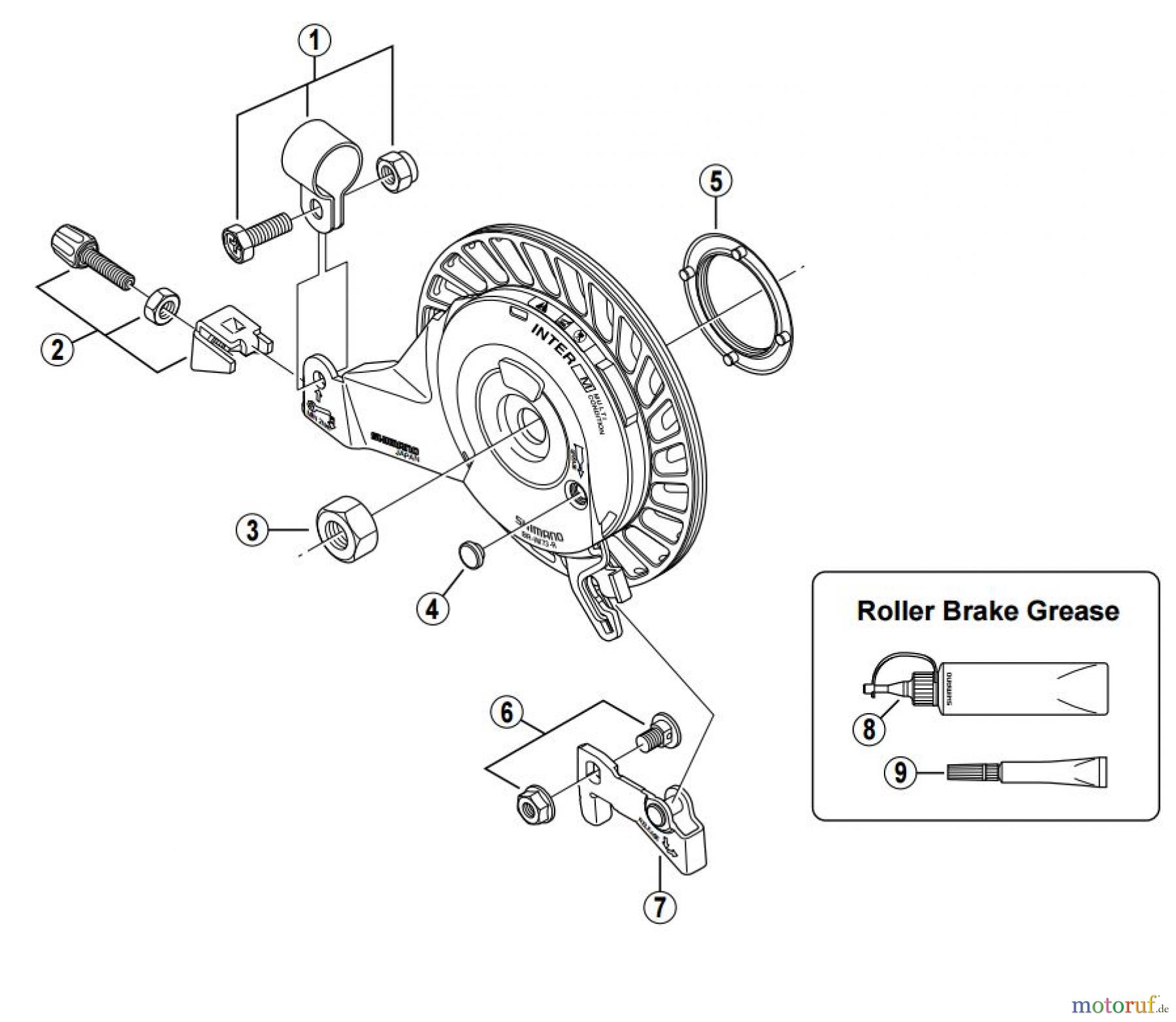  Shimano BR Brake - Bremse BR-IM73-R -2638