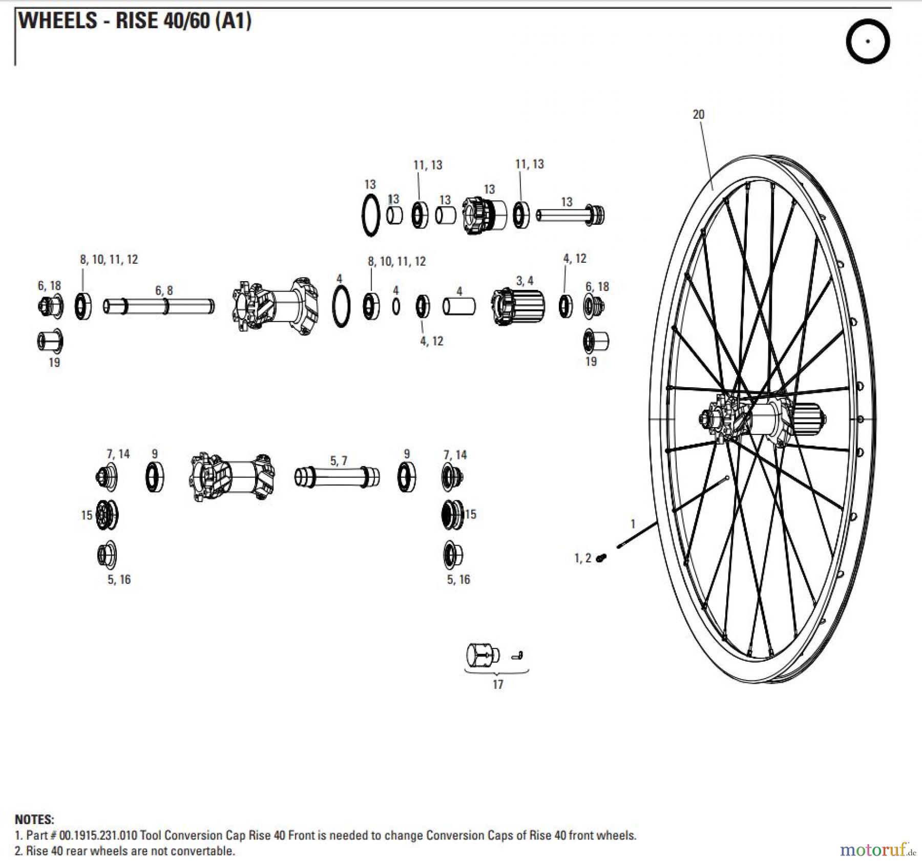  Sram Sram WHEELS - RISE 40/60 (A1)