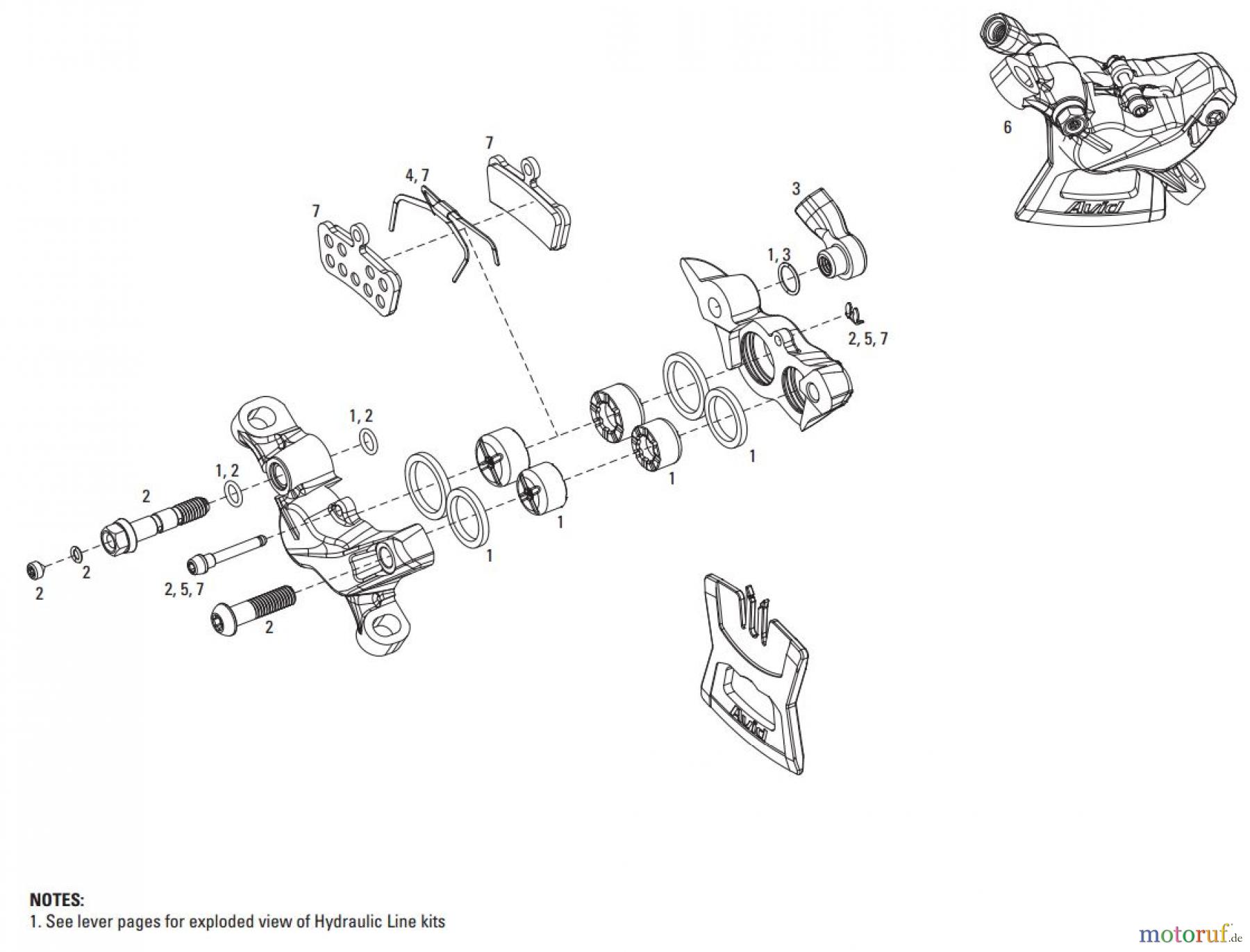  Sram Sram GUIDE R/RS - HYDRAULIC DISC BRAKE - CALIPERS