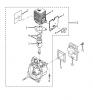 Ryobi Benzin PBC3046YB Ersatzteile Seite 5, Zylinder, Kolben