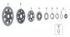 Shimano CS Cassette / Zahnkranz Ersatzteile CS-M9001 -3838 Kasette MTB 11-fach