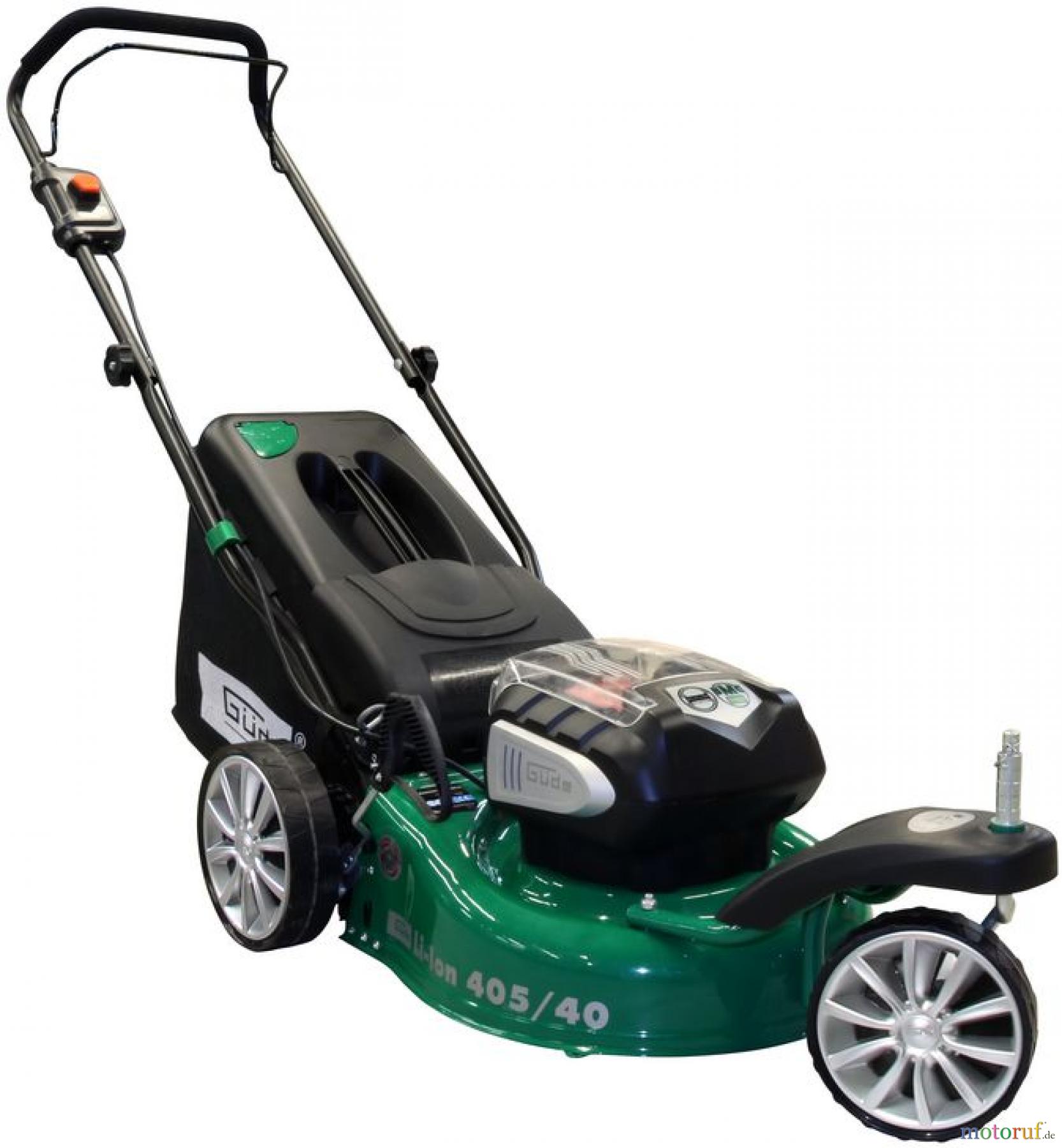  Güde Gartentechnik Rasenmäher Akku-Rasenmäher Schnittbreite bis 43 cm AKKU-RASENMÄHER TRIKE 405/40-3.0S - 95868