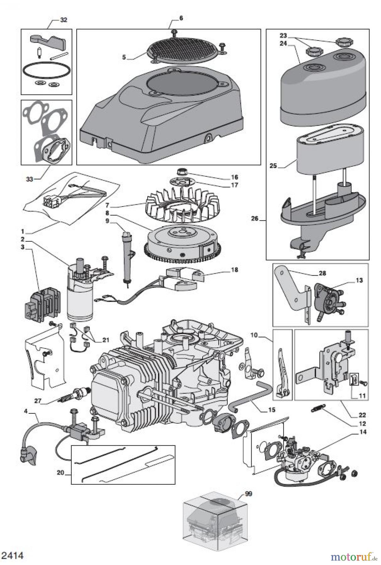  Global Garden Products GGP Frontmäher XK_XK4 SERIES 2009 GGP-MOTOR WM 14