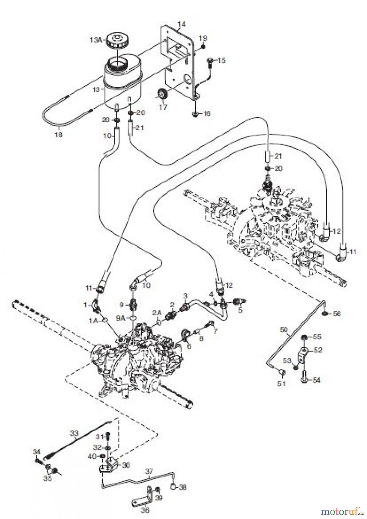  Global Garden Products GGP Frontmäher XKH4_Series 2010 XHK4 165HD- XHK4 180HD TRANSMISSION (HYDR)