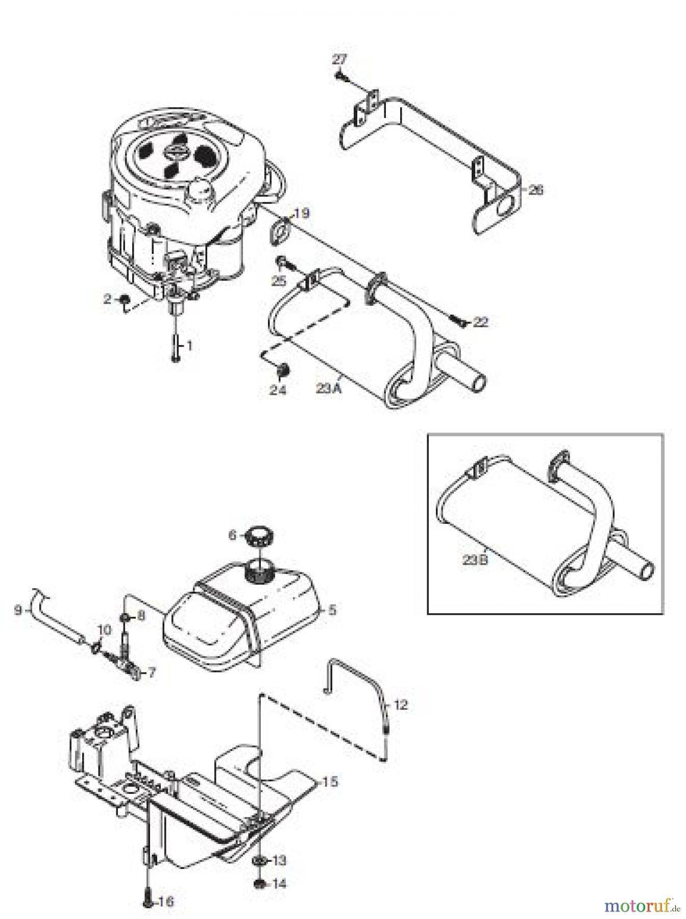  Global Garden Products GGP Frontmäher XM_Series 2006 XM 110- XM 130 XM 140 HD- XM 160 HD  MOTOR 