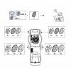 Global Garden Products GGP Akku 2017 Mit Antrieb CRL-CSL 480 WS Li 80 - CRL-CSL 480 WSQ Li 80 Ersatzteile Hub Caps