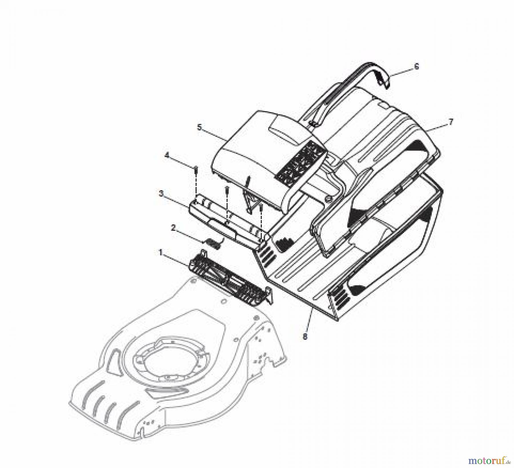  Global Garden Products GGP Rasenmäher Akku 2017 Mit Antrieb CRL-CSL 480 WS Li 80 - CRL-CSL 480 WSQ Li 80 Grass-Catcher