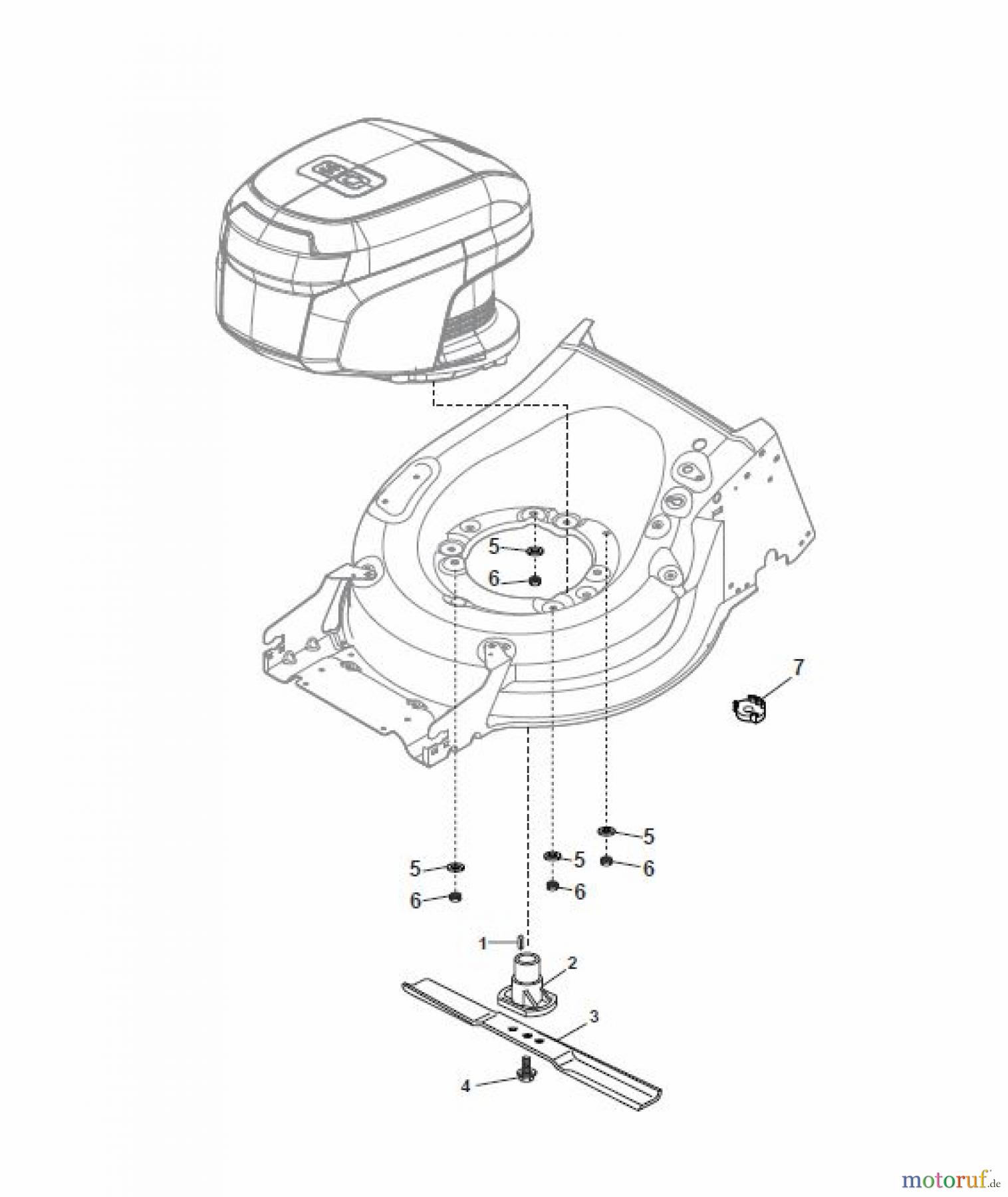  Global Garden Products GGP Rasenmäher Akku 2017 Ohne Antrieb MP1 500 Li 80 Blade