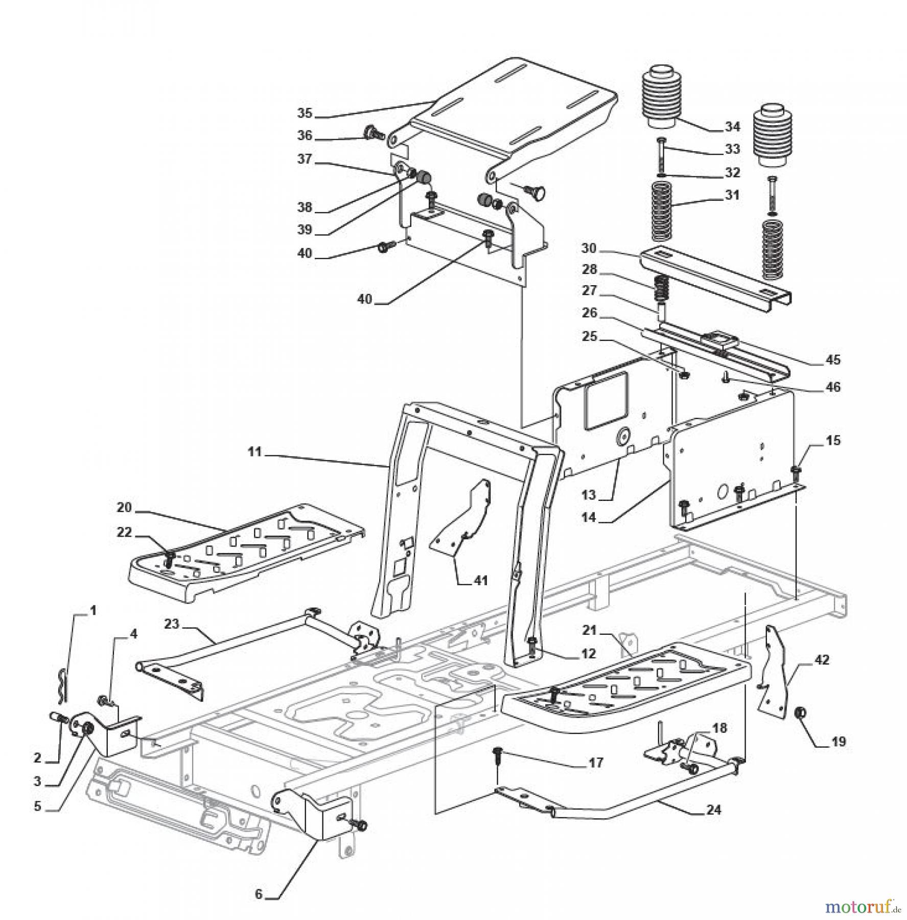  Global Garden Products GGP Aufsitzmäher Sammler Collecting 84cm 2017 MP 84 Chassis