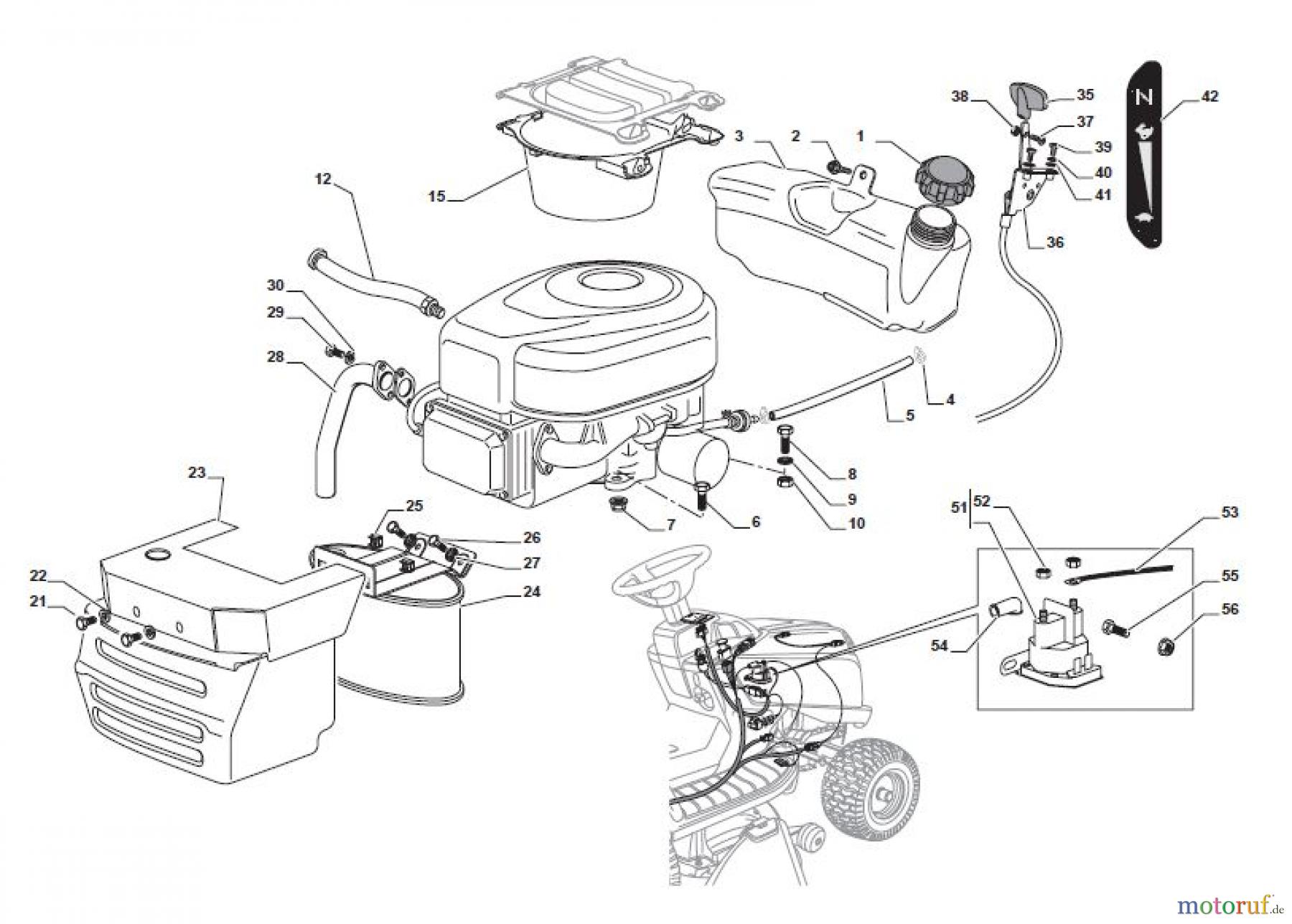  Global Garden Products GGP Aufsitzmäher Sammler Collecting 84cm 2017 MP 84 Engine - B&S 16,5 - 18,5 Hp