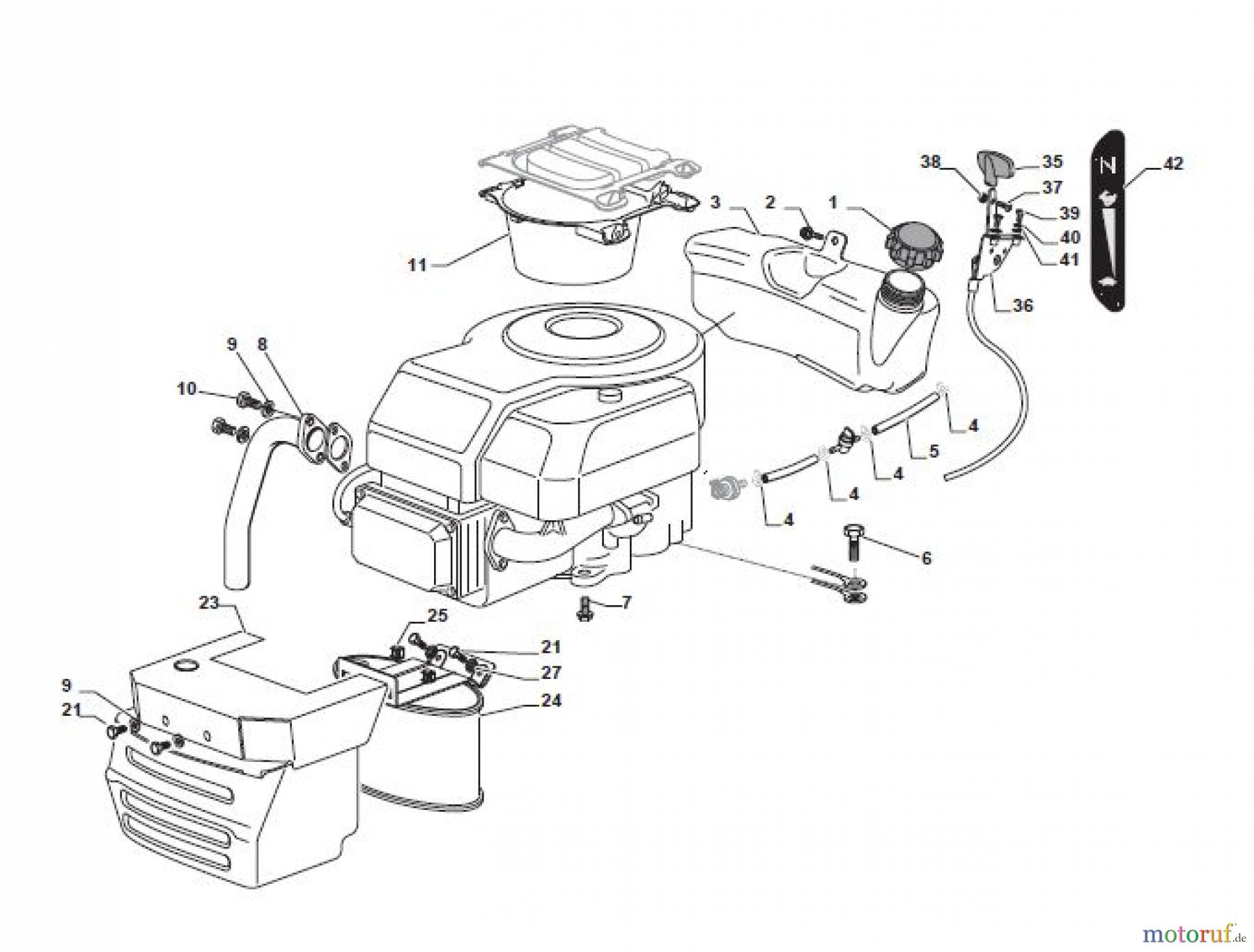  Global Garden Products GGP Aufsitzmäher Sammler Collecting 84cm 2017 MPS 84 Hydro Engine - Kohler