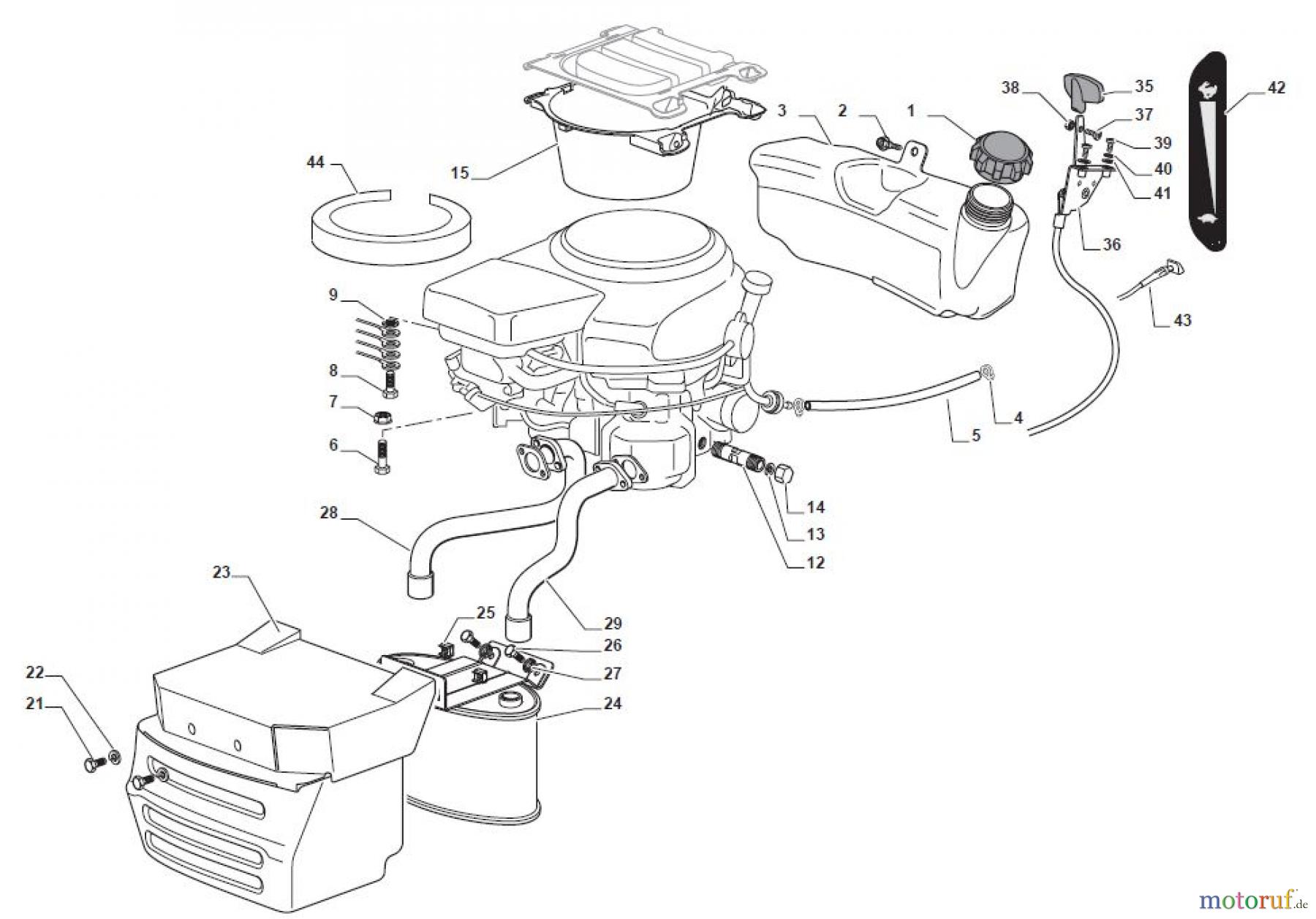  Global Garden Products GGP Aufsitzmäher Sammler Collecting 84cm 2017 MPX 84 Hydro Engine - Honda GCV 530