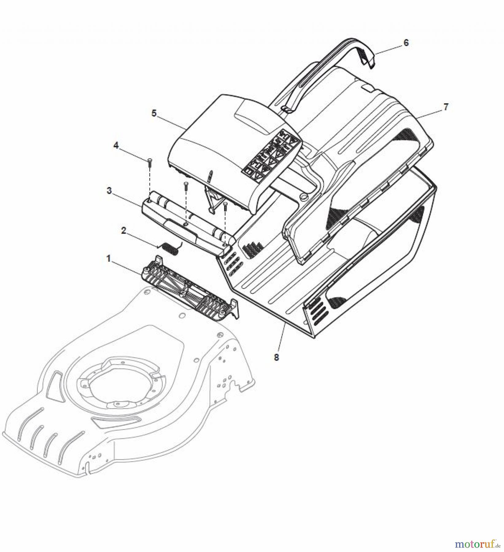  Global Garden Products GGP Rasenmäher Benzin Mit Antrieb 2017 CRL-CSL 484 SE - CRL-CSL 484 SQE Grass-Catcher