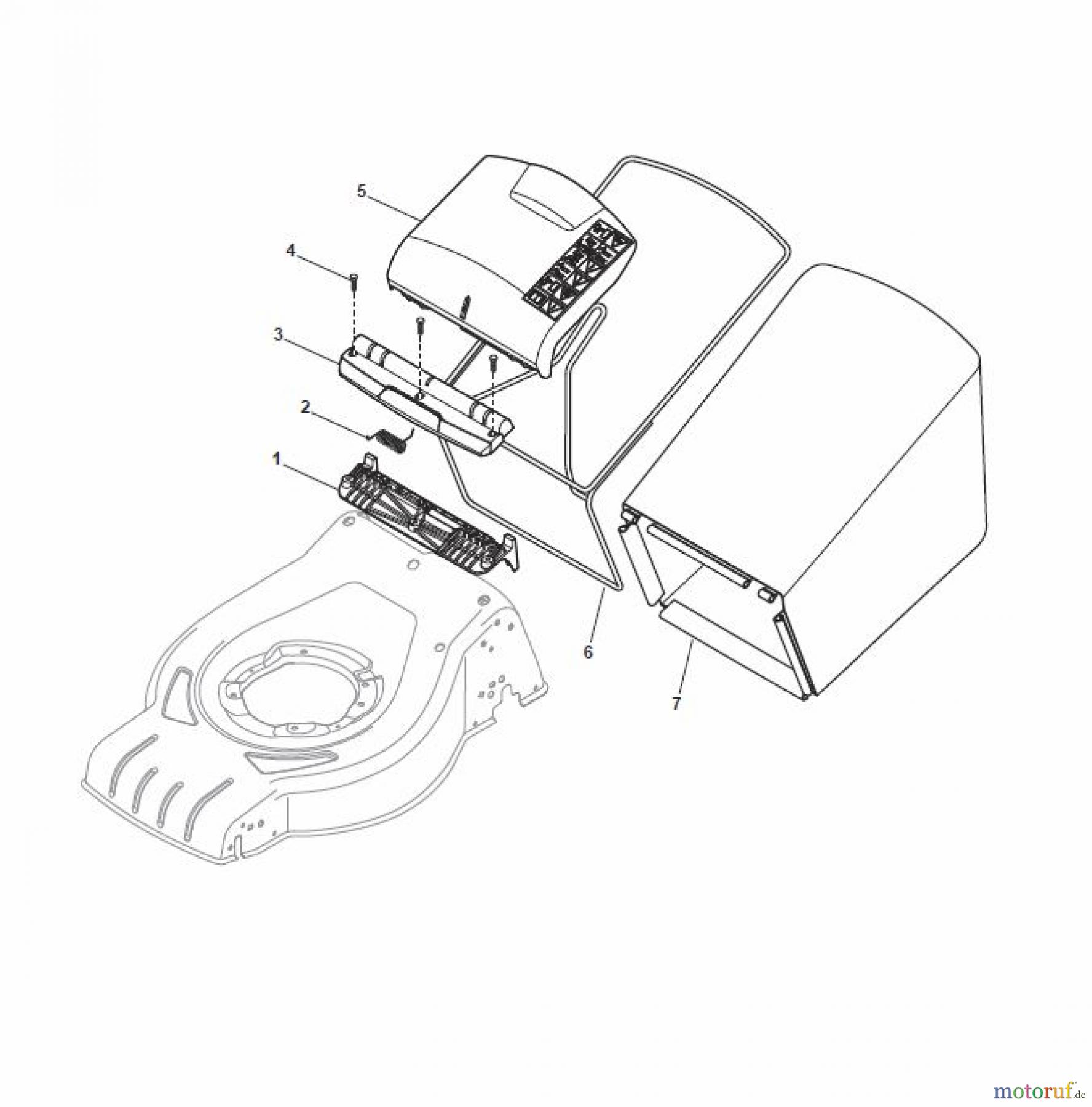  Global Garden Products GGP Rasenmäher Benzin Mit Antrieb 2017 CRL-CSL 484 WSE - CRL-CSL 484 WSQE Grass-Catcher