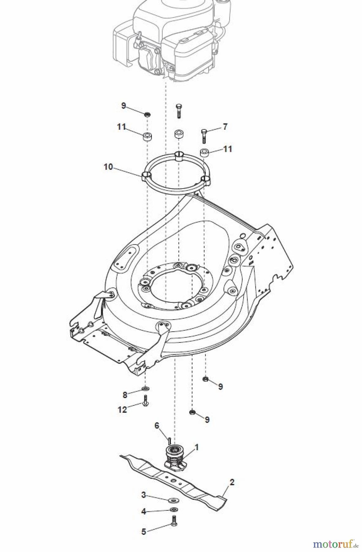  Global Garden Products GGP Rasenmäher Baujahr 2017 Benzin Mit Antrieb 2017 MP1 504 S Blade for B&S 850E-750EX-675E-675EX ES