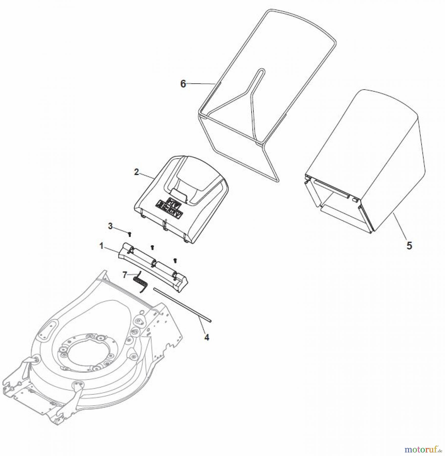  Global Garden Products GGP Rasenmäher Benzin Mit Antrieb 2017 MP1 504 SE Grass-Catcher