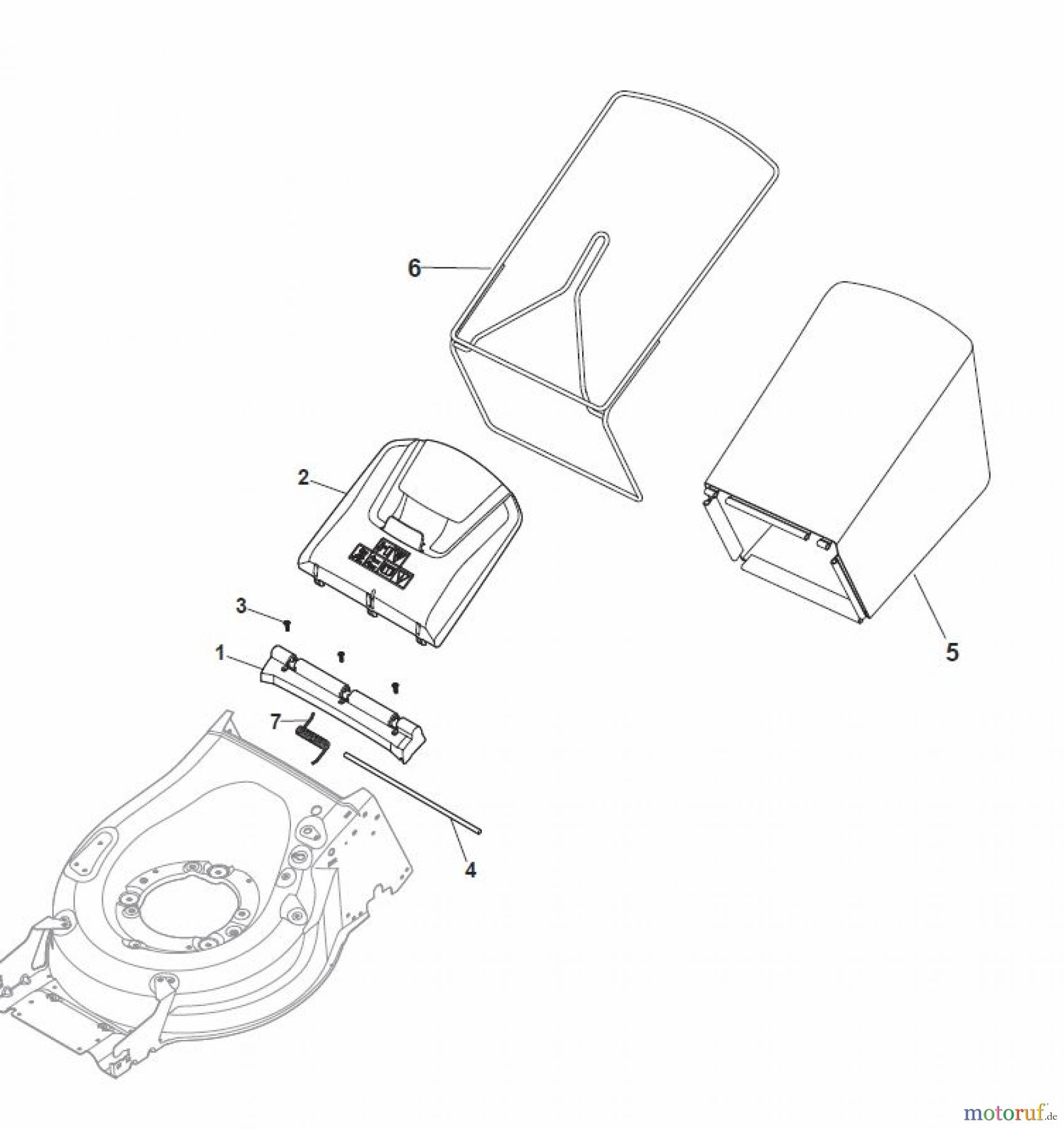  Global Garden Products GGP Rasenmäher Benzin Mit Antrieb 2017 MP1 504 SQE Grass-Catcher