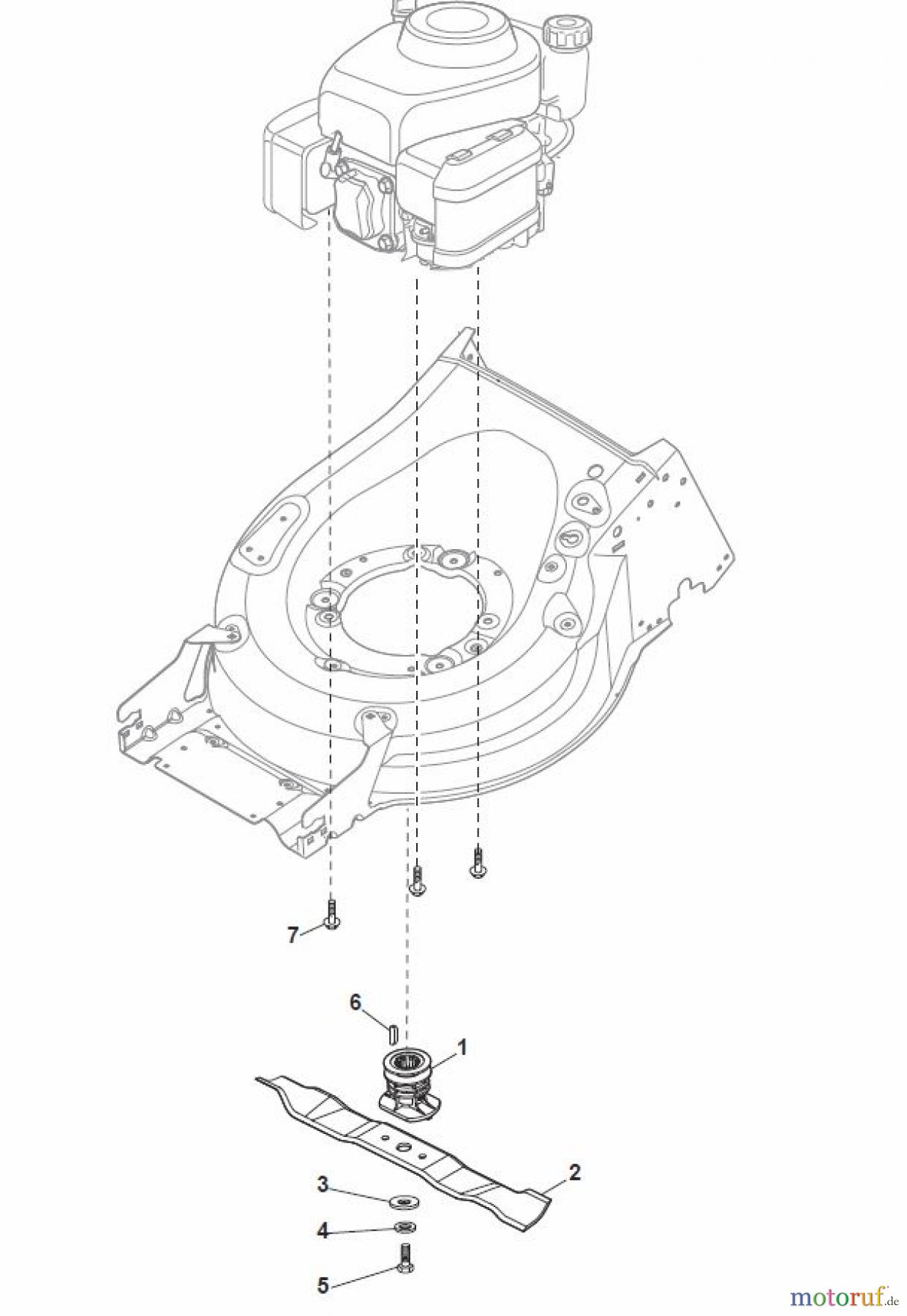  Global Garden Products GGP Rasenmäher Benzin Mit Antrieb 2017 MP1 504 WS Blade