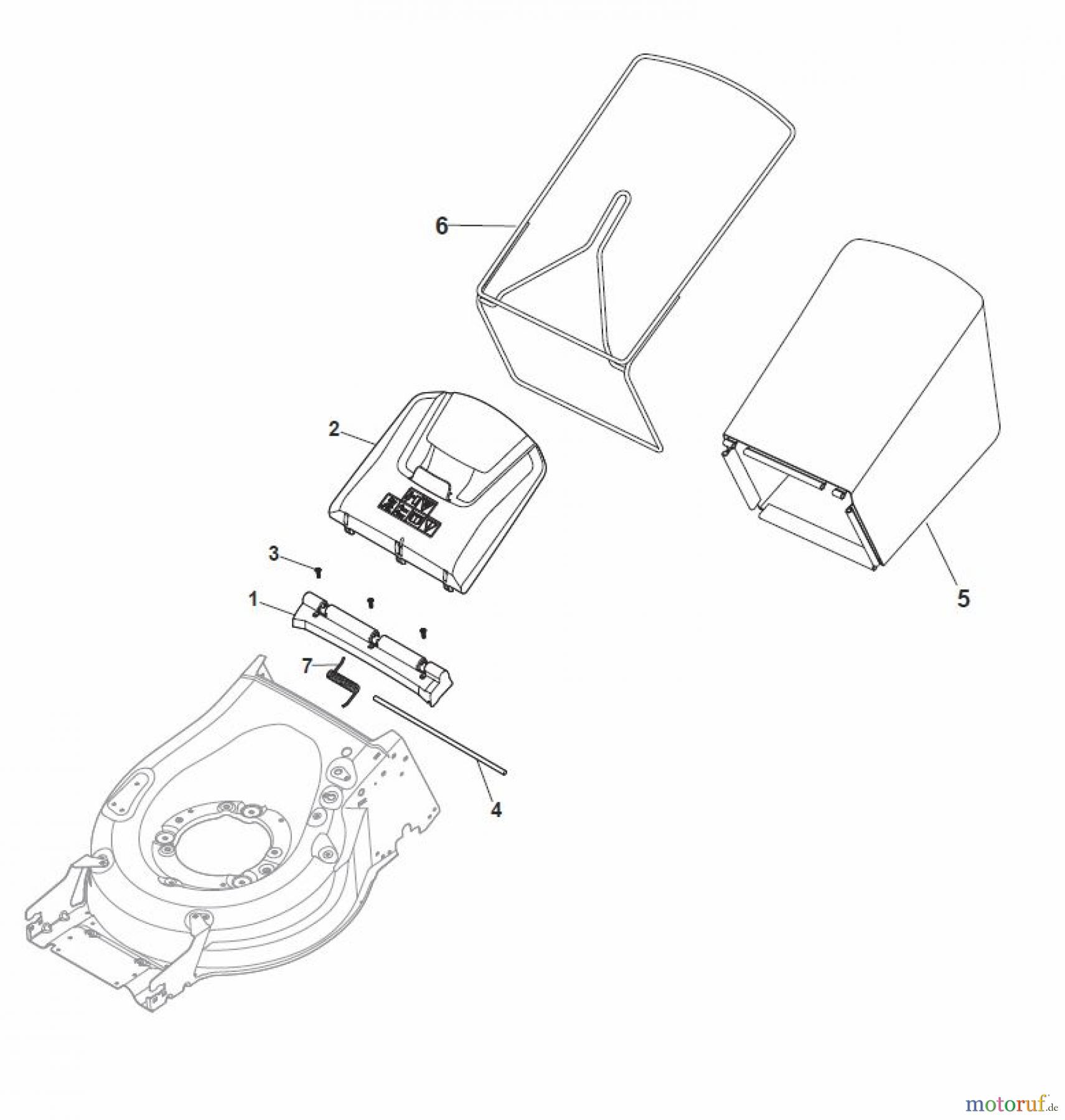  Global Garden Products GGP Rasenmäher Baujahr 2017 Benzin Mit Antrieb 2017 MP1 504 WS Grass-Catcher