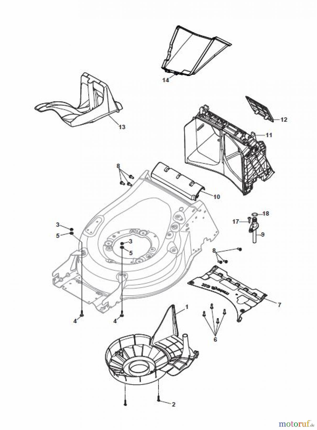  Global Garden Products GGP Rasenmäher Benzin Mit Antrieb 2017 MP2 504 SQ Protection, Belt