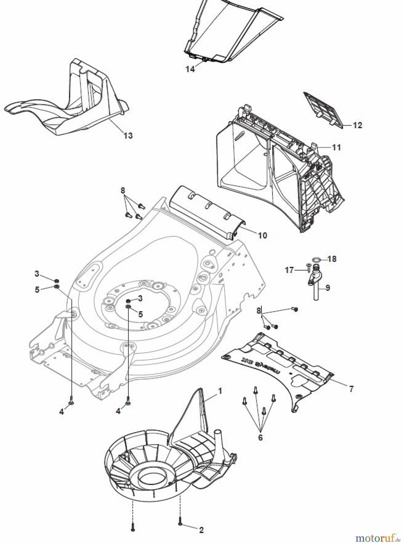  Global Garden Products GGP Rasenmäher Benzin Mit Antrieb 2017 MP2 504 SQE Protection, Belt