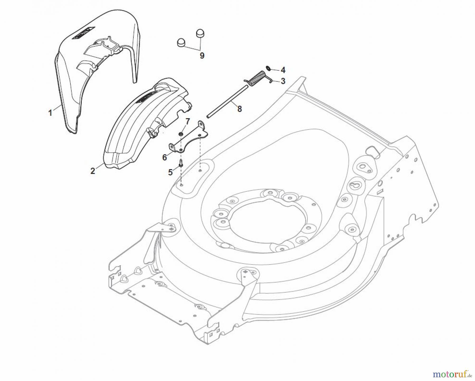  Global Garden Products GGP Rasenmäher Benzin Mit Antrieb 2017 MP2 554 SQ Ejection-Guard