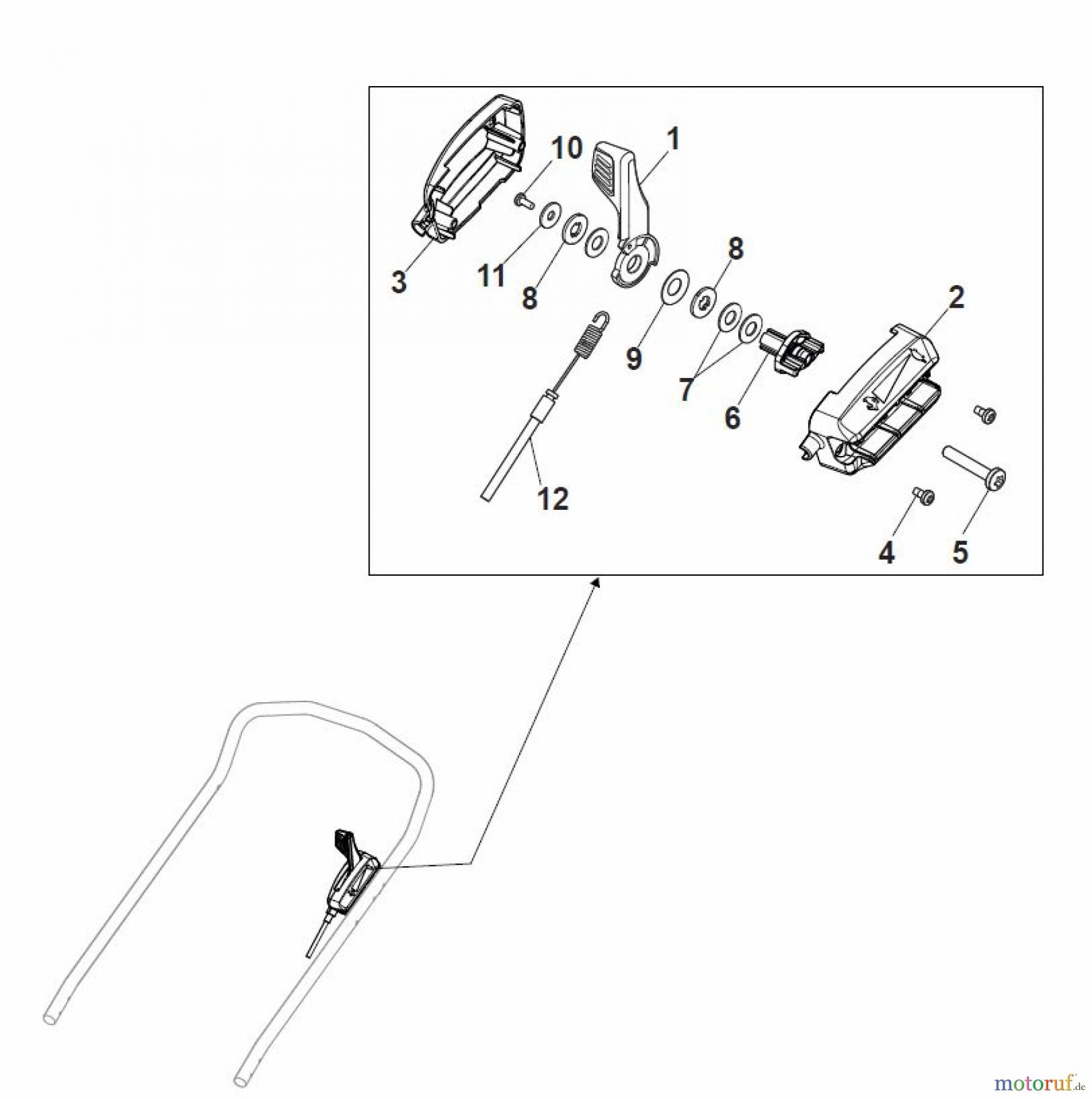  Global Garden Products GGP Rasenmäher Baujahr 2017 Benzin Mit Antrieb 2017 MP2 554 SVE Speed Variator Command