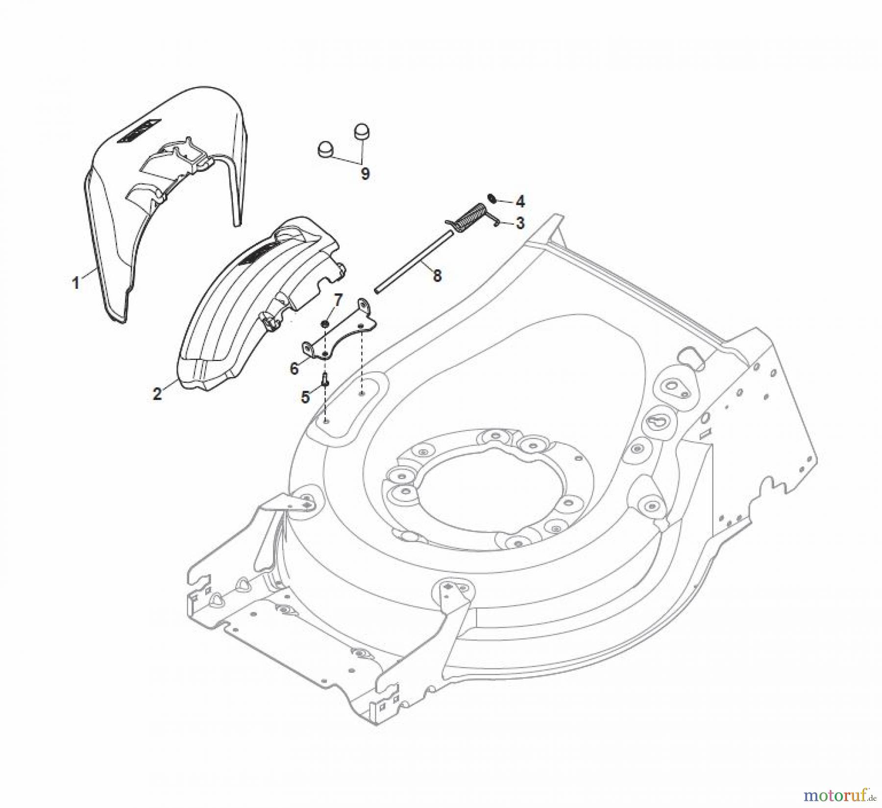  Global Garden Products GGP Rasenmäher Baujahr 2017 Benzin Mit Antrieb 2017 MP2 554 SVQE Ejection-Guard