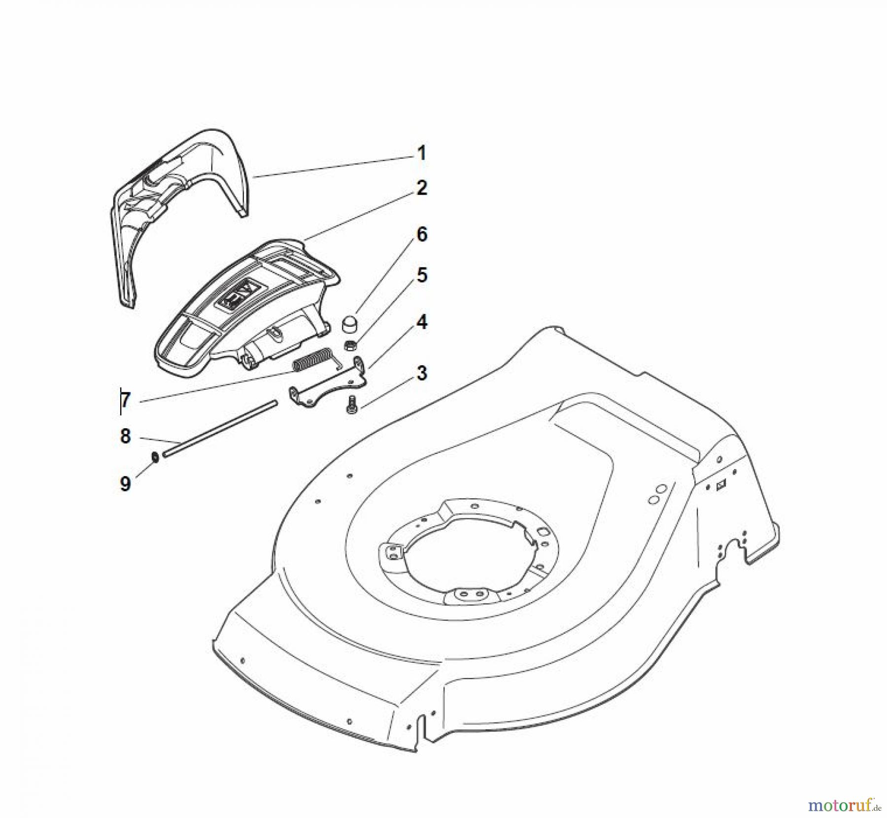  Global Garden Products GGP Rasenmäher Benzin Mit Antrieb 2017 NT 484 TR/E 4S - TRQ/E 4S Ejection-Guard