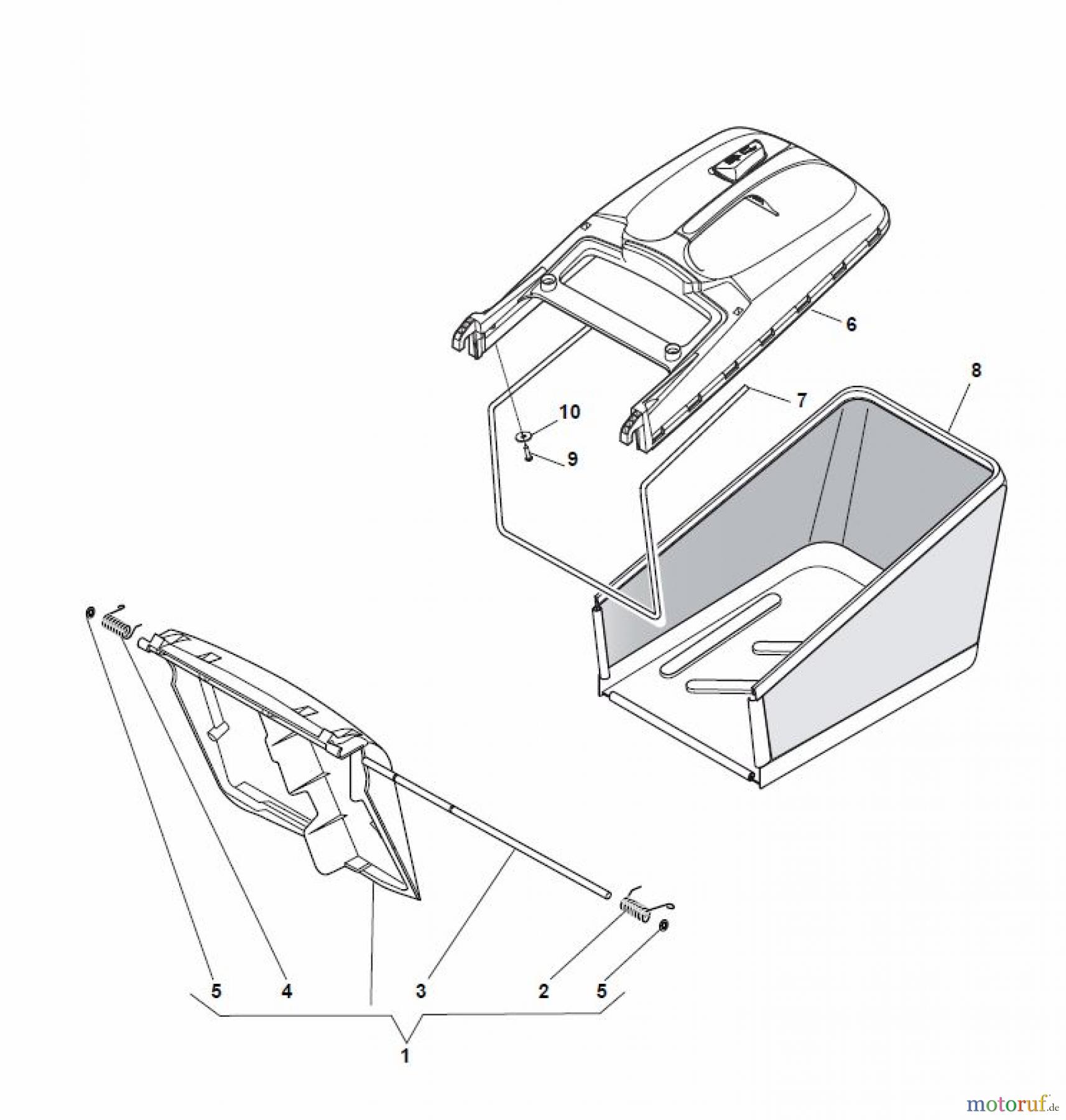  Global Garden Products GGP Rasenmäher Benzin Mit Antrieb 2017 NT 484 W TR - 484 W TRQ Grass-Catcher