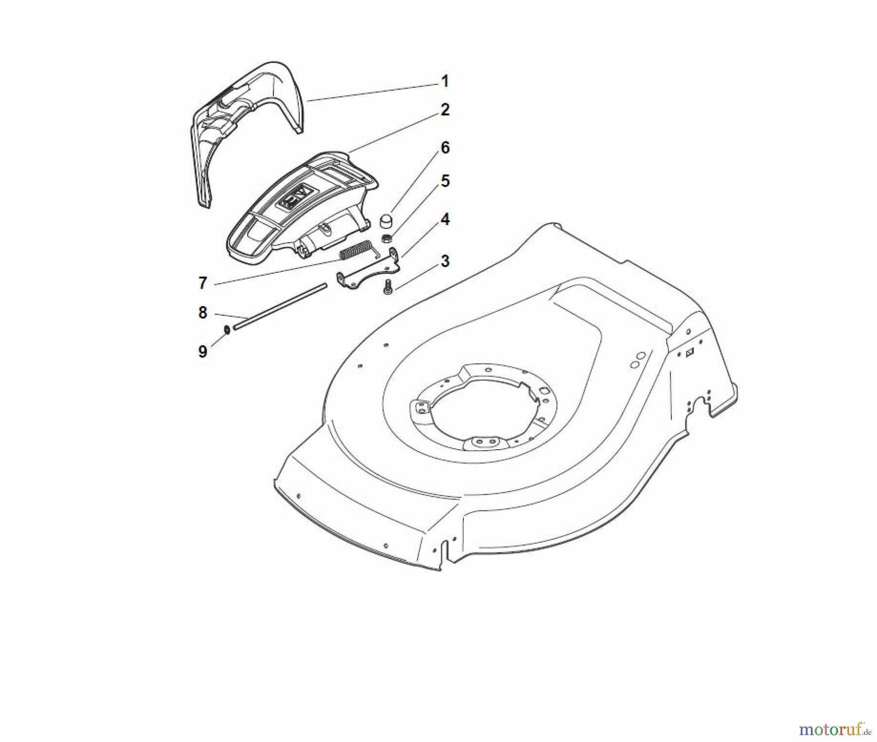  Global Garden Products GGP Rasenmäher Benzin Mit Antrieb 2017 NT 534 W TR 4S - W TRQ 4S Ejection-Guard