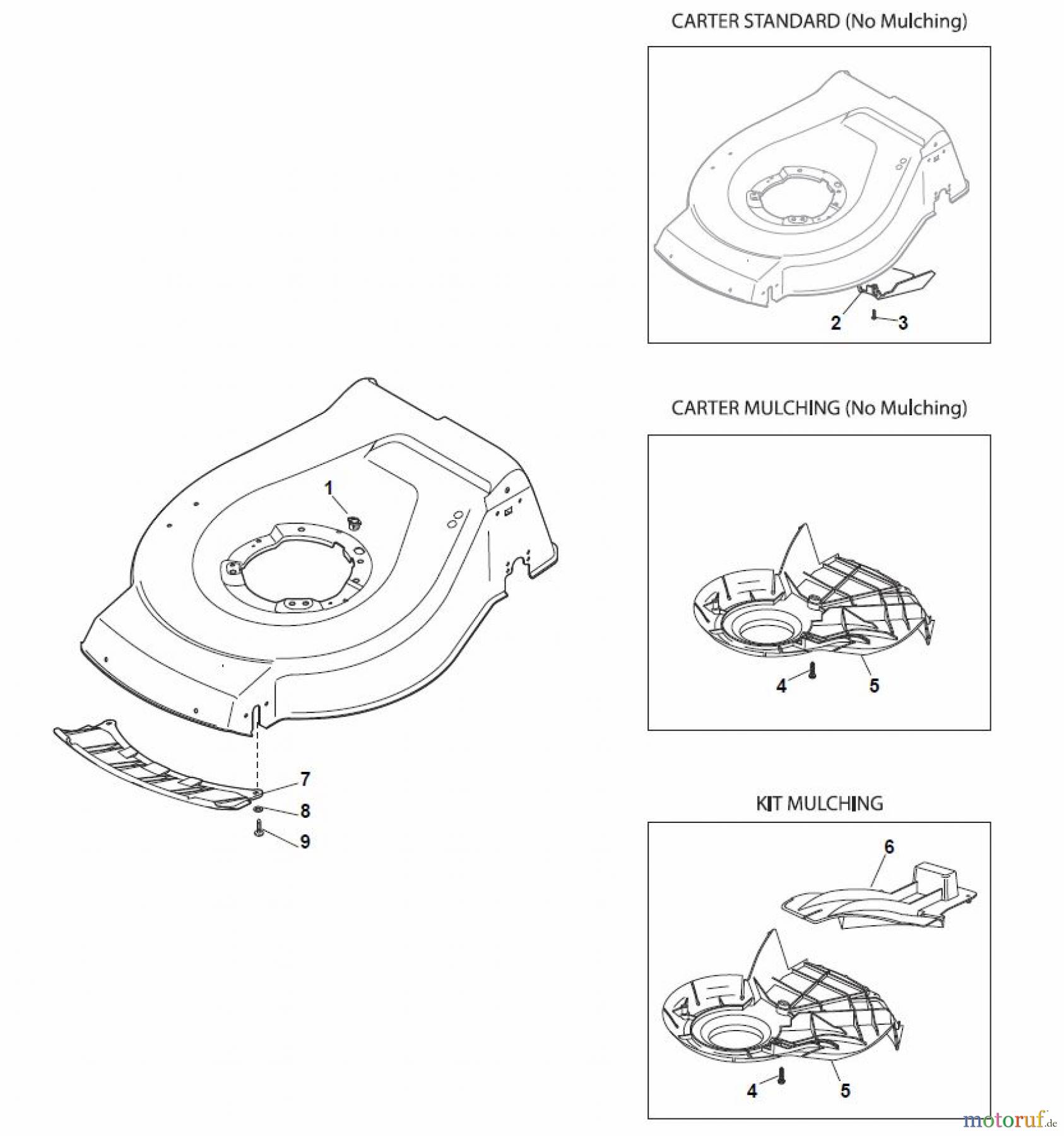  Global Garden Products GGP Rasenmäher Benzin Mit Antrieb 2017 NT 534 W TR 4S - W TRQ 4S Protection, Belt