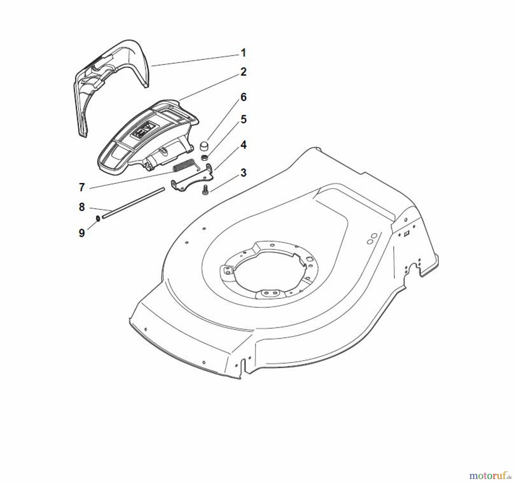  Global Garden Products GGP Rasenmäher Benzin Mit Antrieb 2017 NTL 484 TR 4S - TRQ 4S Ejection-Guard