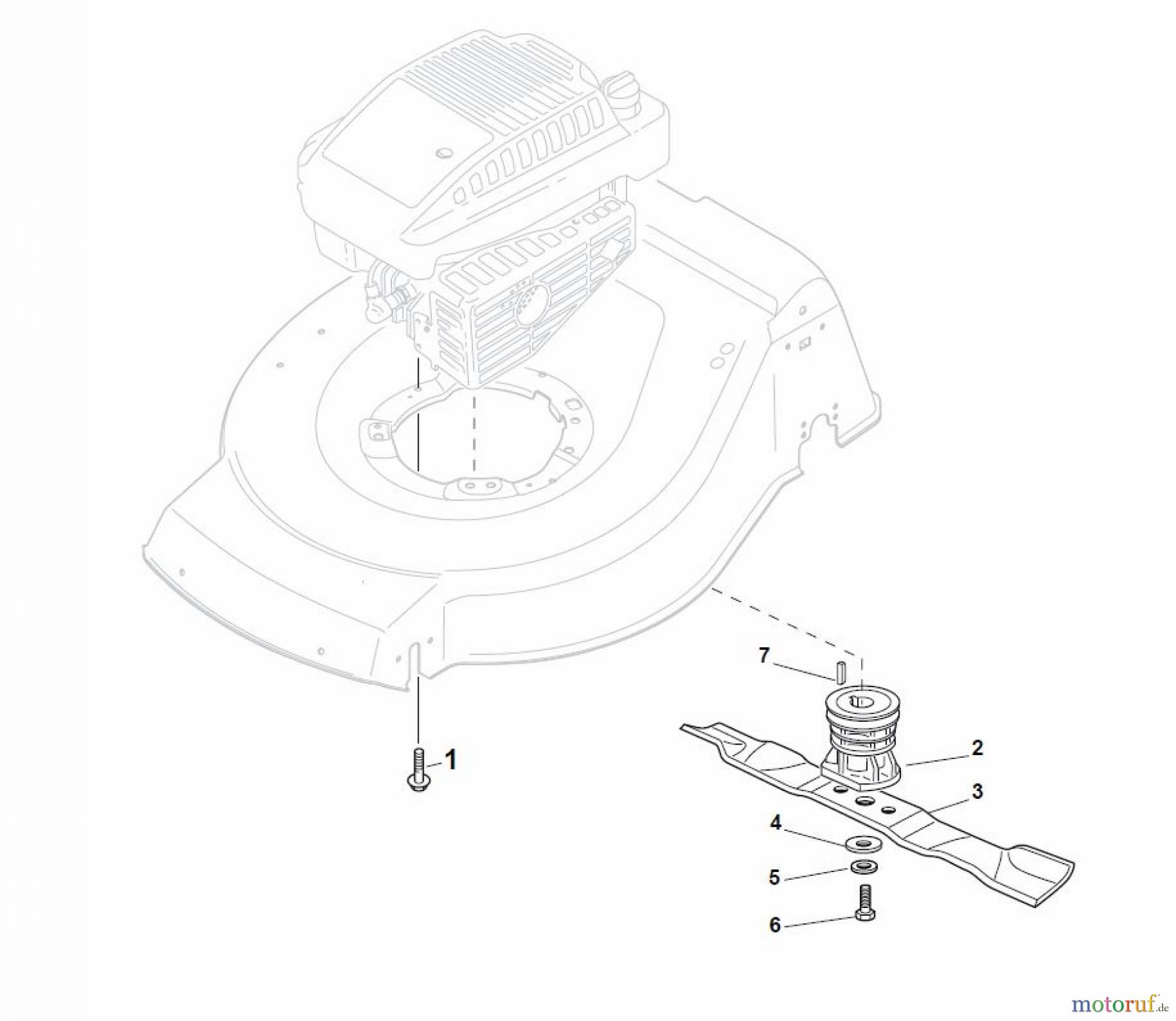  Global Garden Products GGP Rasenmäher Baujahr 2017 Benzin Mit Antrieb 2017 NTL 484 TR 4S - TRQ 4S Blade for DELTA Grass Catcher