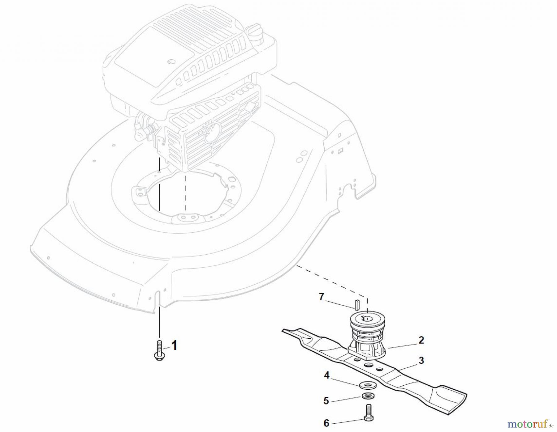  Global Garden Products GGP Rasenmäher Benzin Mit Antrieb 2017 NTL 484 W TR 4S - W TRQ 4S Blade