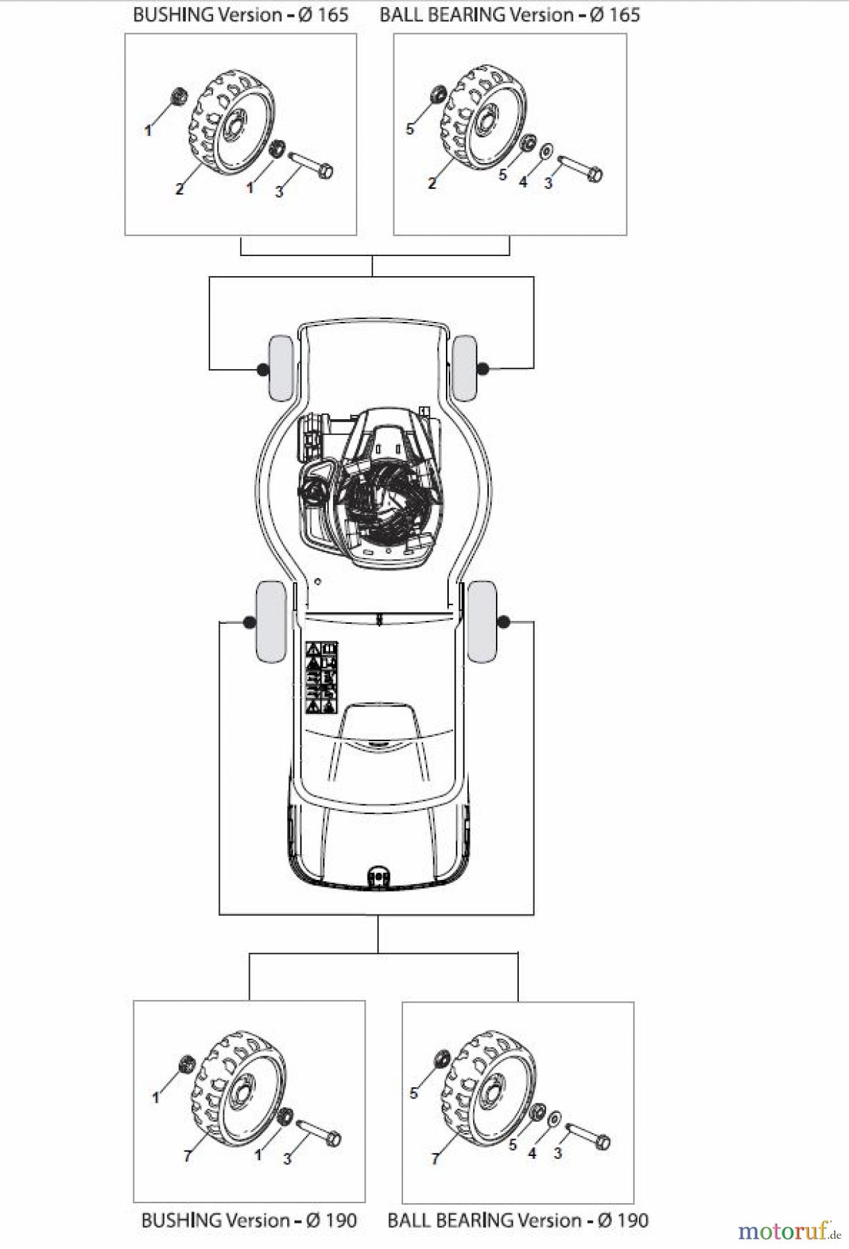  Global Garden Products GGP Rasenmäher Baujahr 2017 Benzin Ohne Antrieb 2017 ES 464 Wheels