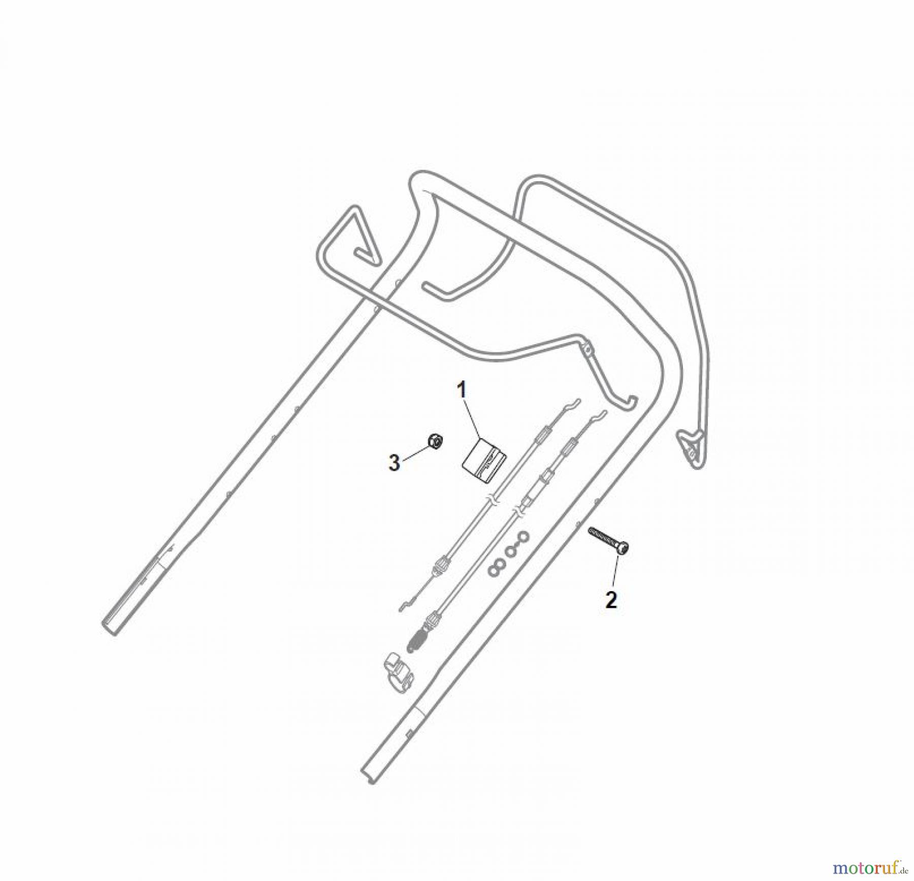  Global Garden Products GGP Rasenmäher Baujahr 2017 Benzin Ohne Antrieb 2017 NT 484 - 484 Q Controls Fixed RPM