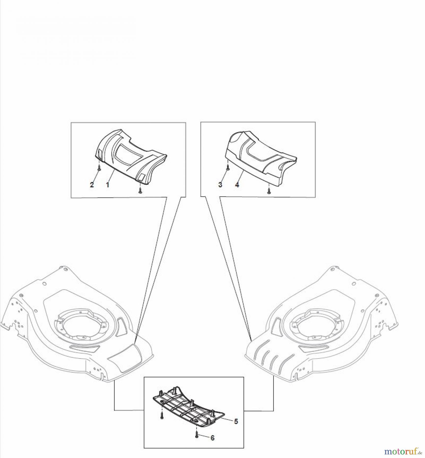  Global Garden Products GGP Rasenmäher Elektro mit Antrieb 2017 CRL-CSL 480 S - CRL-CSL 480 SQ Masks