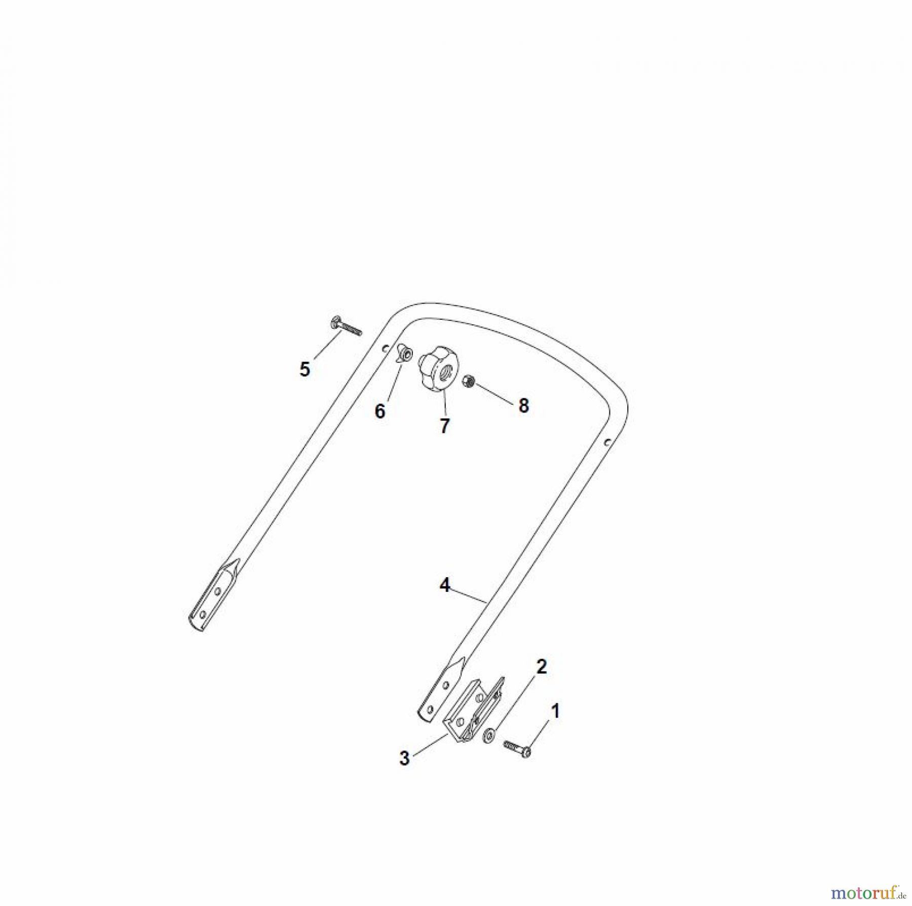  Global Garden Products GGP Rasenmäher Baujahr 2017 Elektro mit Antrieb 2017 ESL 460 TR Handle, Lower Part