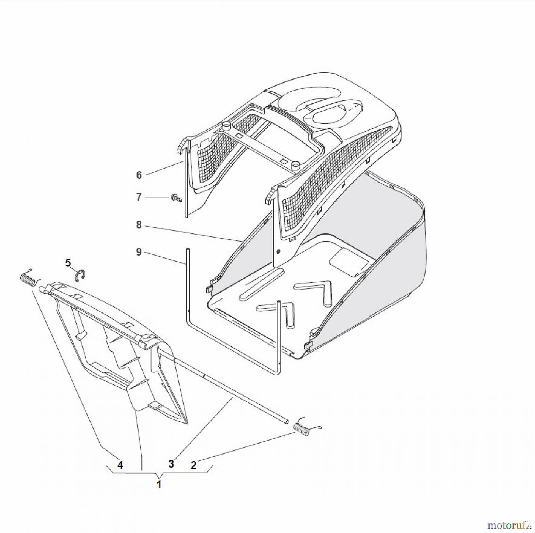  Global Garden Products GGP Rasenmäher Baujahr 2017 Elektro Ohne Antrieb 2017 NT 480 - 480 Q Grass-Catcher