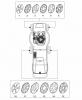 Global Garden Products GGP Elektro Ohne Antrieb 2017 NTL 480 W - 480 WQ Ersatzteile Hub Caps