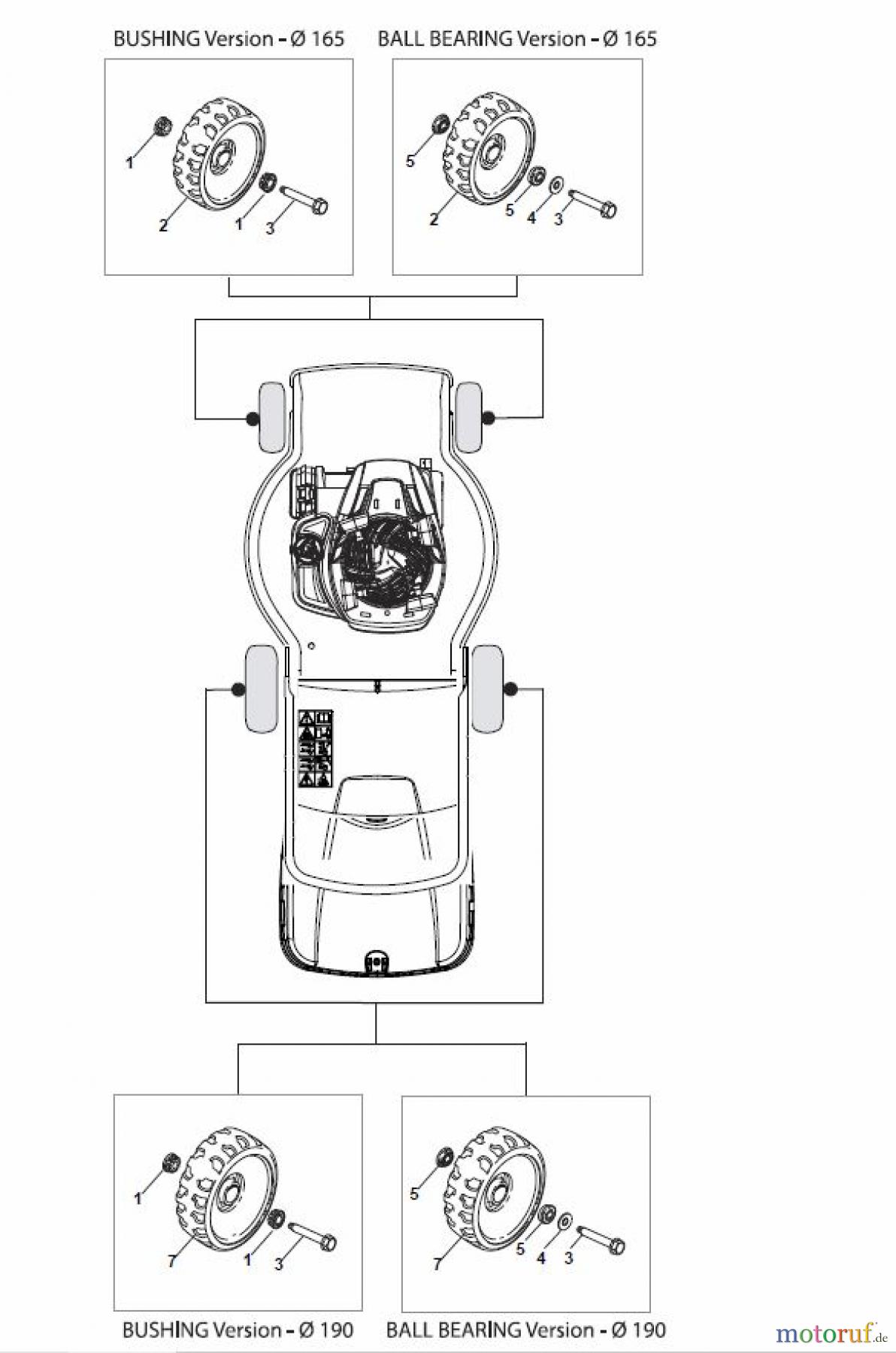  Global Garden Products GGP Rasenmäher Baujahr 2017 Elektro Ohne Antrieb 2017 ESL 460 Wheels