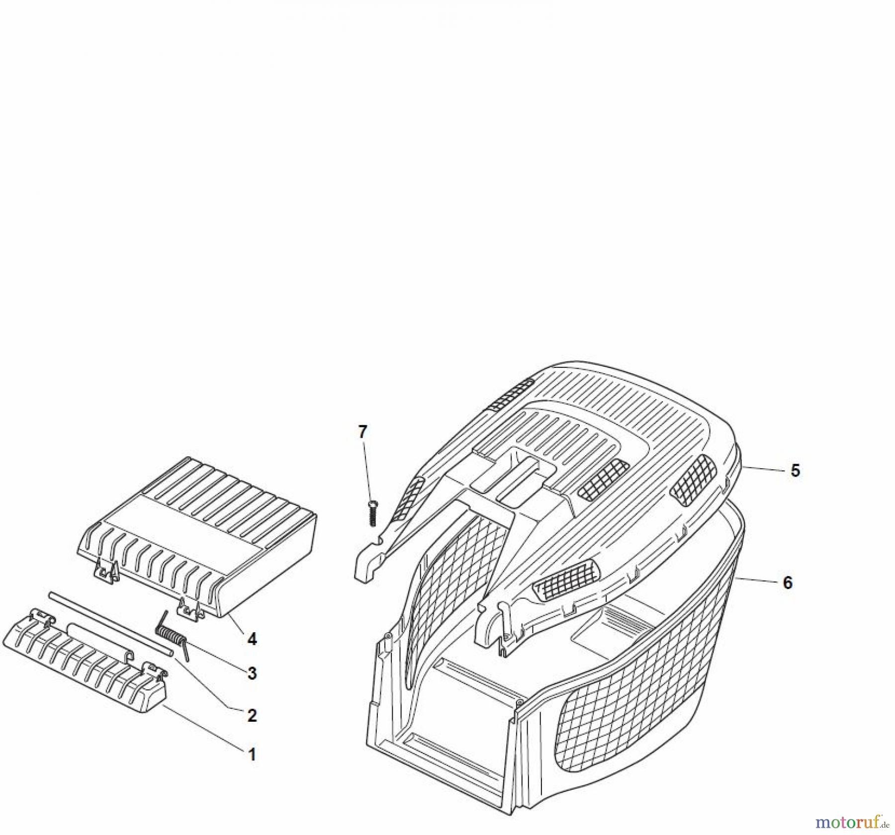  Global Garden Products GGP Rasenmäher Elektro Ohne Antrieb 2017 ESL 460 Grass-Catcher