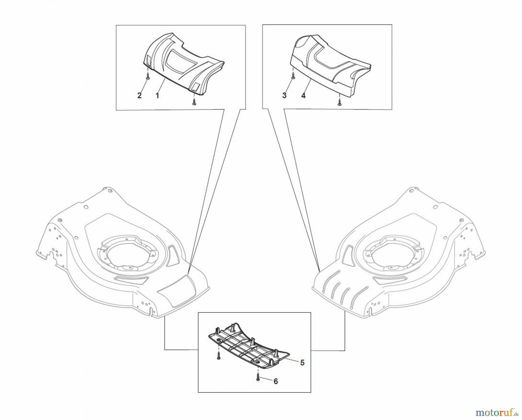  Global Garden Products GGP Rasenmäher Baujahr 2017 Elektro Ohne Antrieb 2017 CRL-CSL 480 W - CRL-CSL 480 WQ Masks