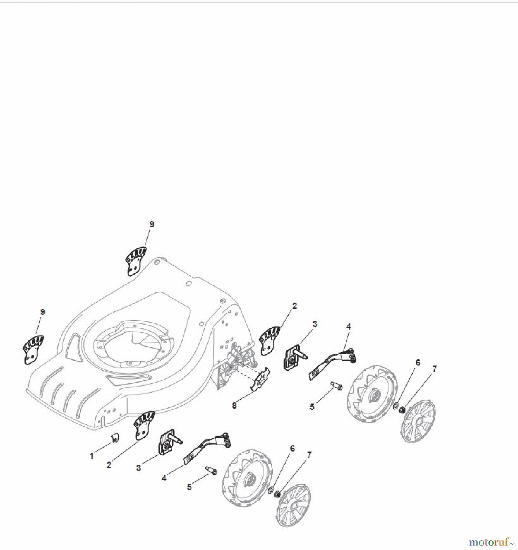  Global Garden Products GGP Rasenmäher Elektro Ohne Antrieb 2017 CR-CS 430 Height Adjusting