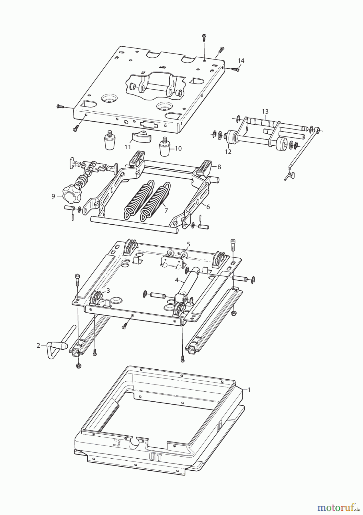  Stiga Frontmäher Baujahr 2017 Titan 2017 TITAN 540 D 13-7454-11 SEAT