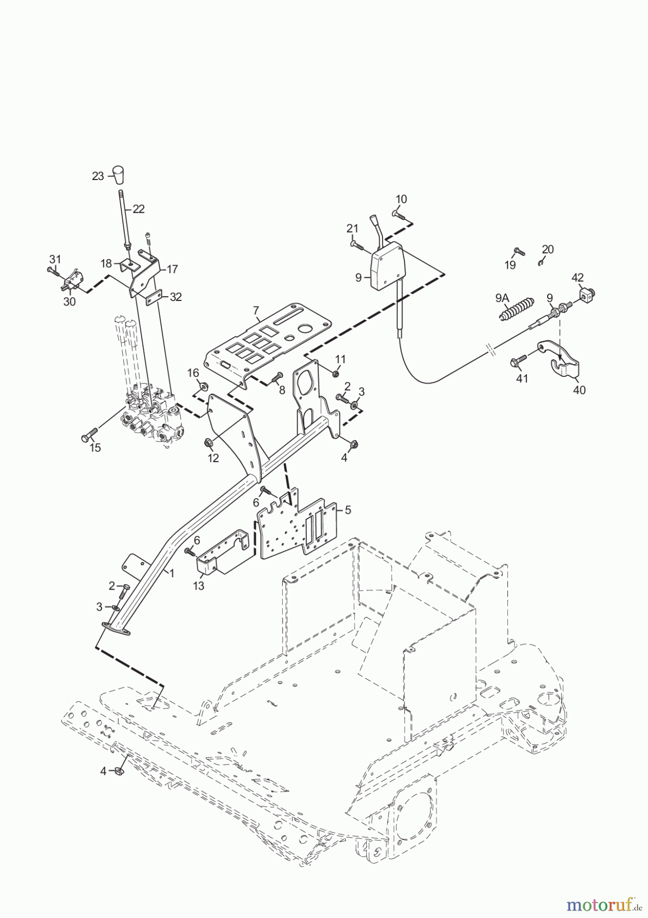  Stiga Frontmäher Baujahr 2017 Titan 2017 TITAN 540 D 13-7454-11 HAND CONTROLS