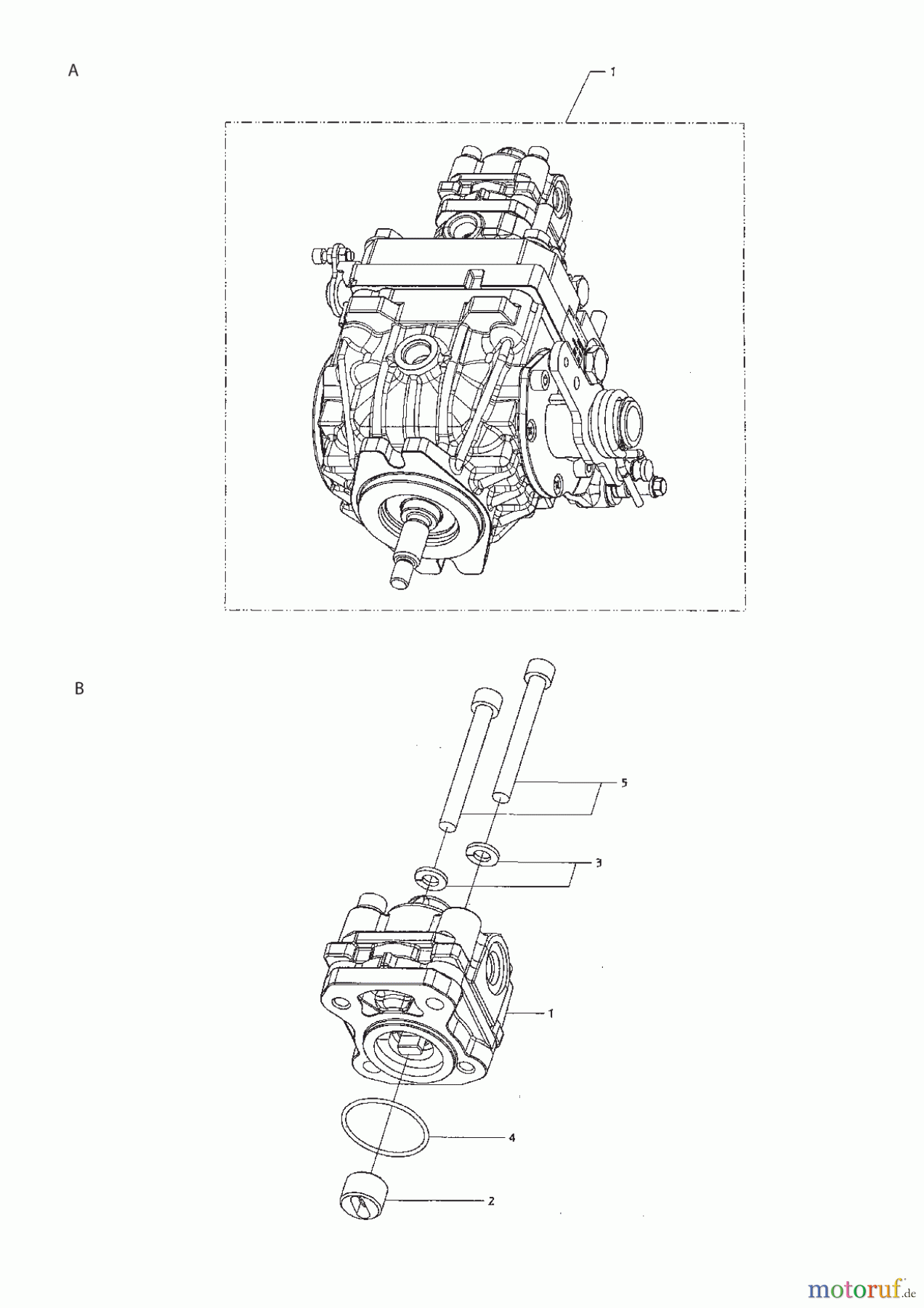  Stiga Frontmäher Baujahr 2017 Titan 2017 TITAN 540 D 13-7454-11 KANZAKI HYDRAULIC PUMP KPS-23ALPH PUMP UNIT-GEAR PUMP