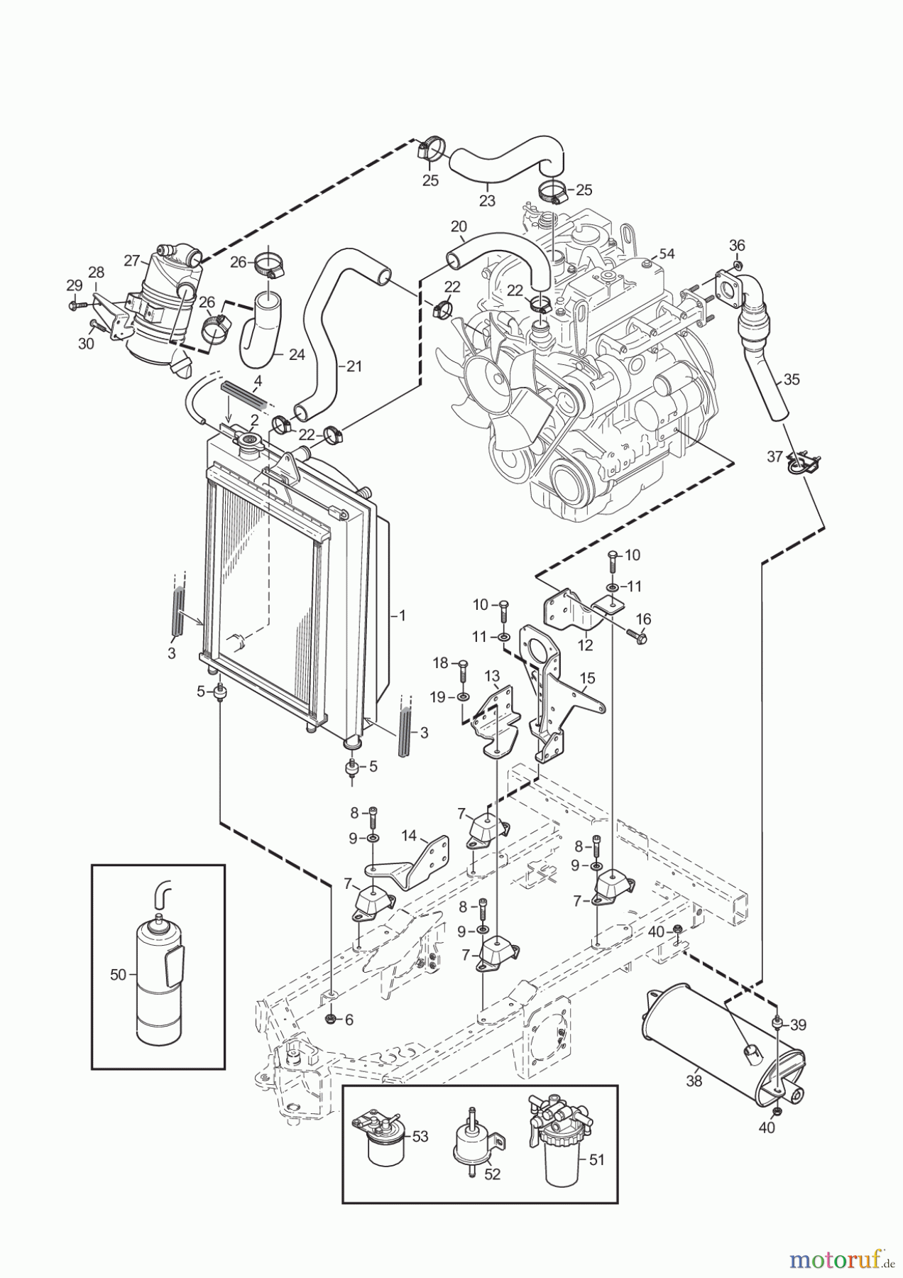  Stiga Frontmäher Grundgerät Titan 2017 TITAN 740 D 13-7460-11 ENGINE