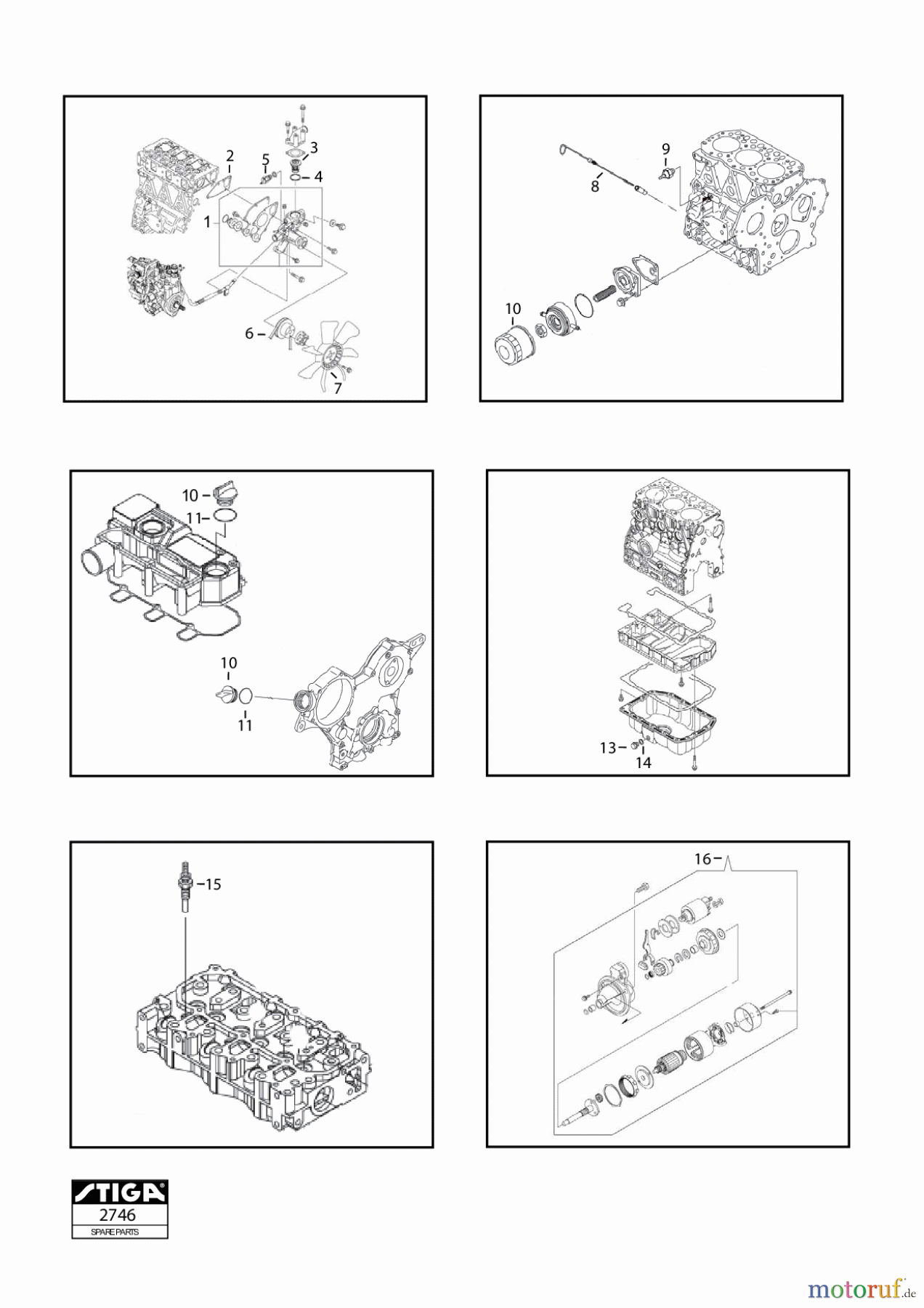  Stiga Frontmäher Baujahr 2017 Titan 2017 TITAN 740 D 13-7460-11 YANMAR 3TNV82 TITAN 32